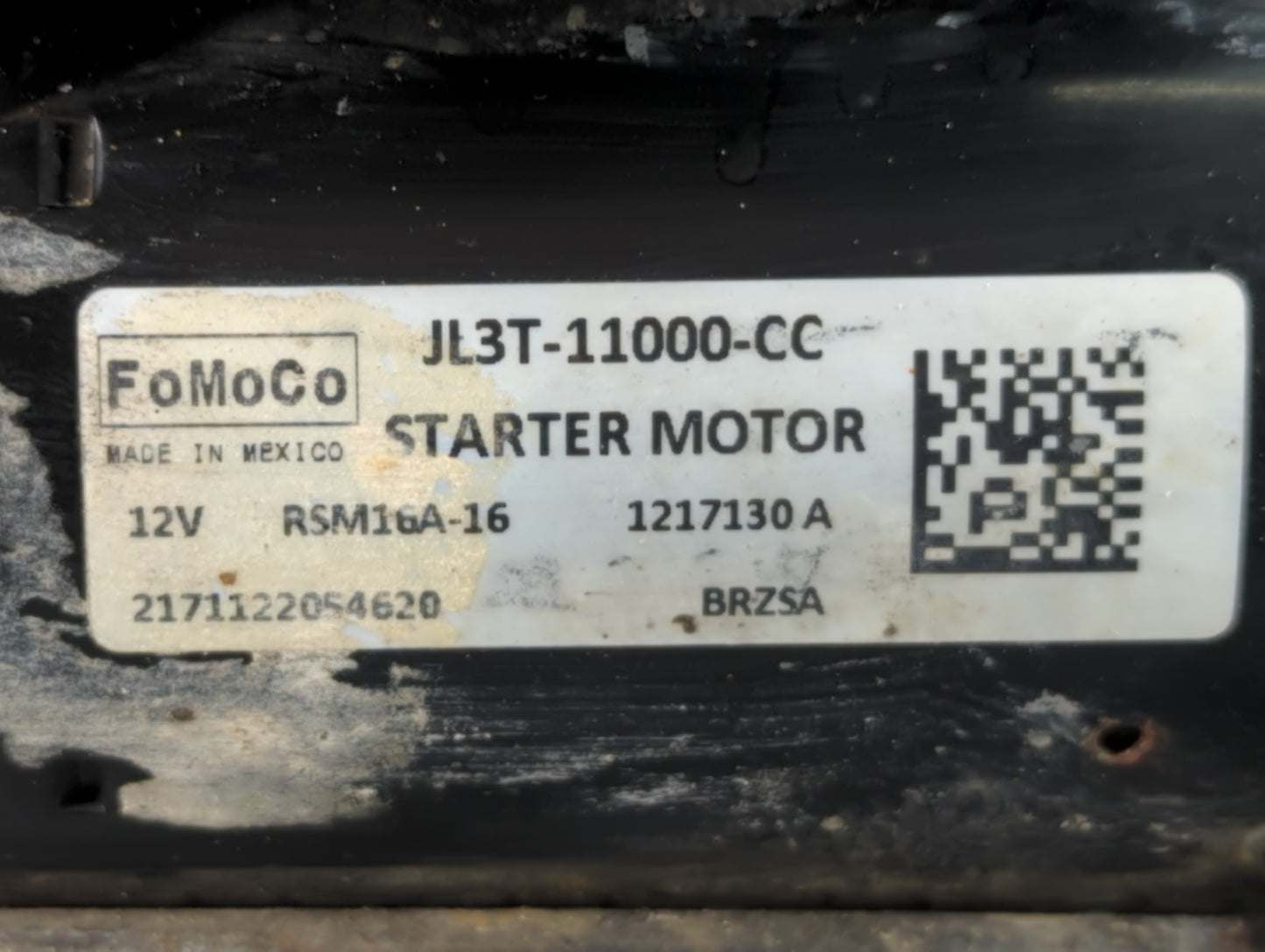 2015-2019 Hyundai Sonata Car Starter Motor Solenoid OEM P/N:JL3T-11000-CC Fits Fits 2015 2016 2017 2018 2019 2020 OEM Used A