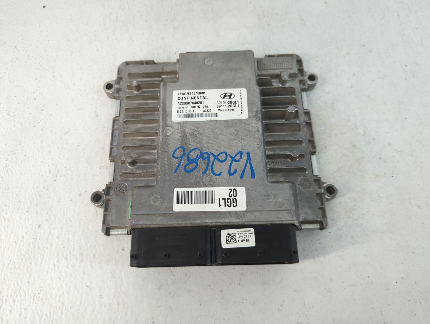 2015-2017 Hyundai Sonata PCM Engine Control Computer ECU ECM PCU OEM P/N:39111-2GGL1 39101-2GGL1 Fits Fits 2015 2016 2017 OE