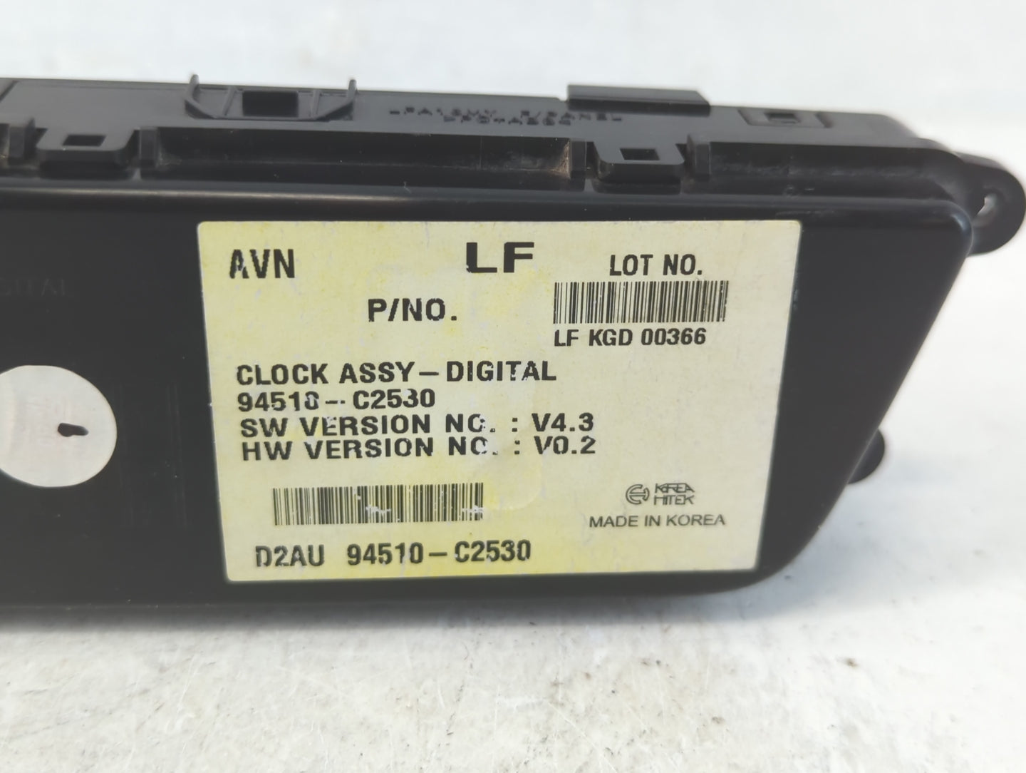 2015-2017 Hyundai Sonata Climate Control Module Temperature AC/Heater Replacement P/N:94510-C2530 Fits Fits 2015 2016 2017 O