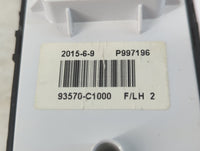2015-2019 Hyundai Sonata Master Power Window Switch Replacement Driver Side Left P/N:93570-C1000 Fits OEM Used Auto Parts - 