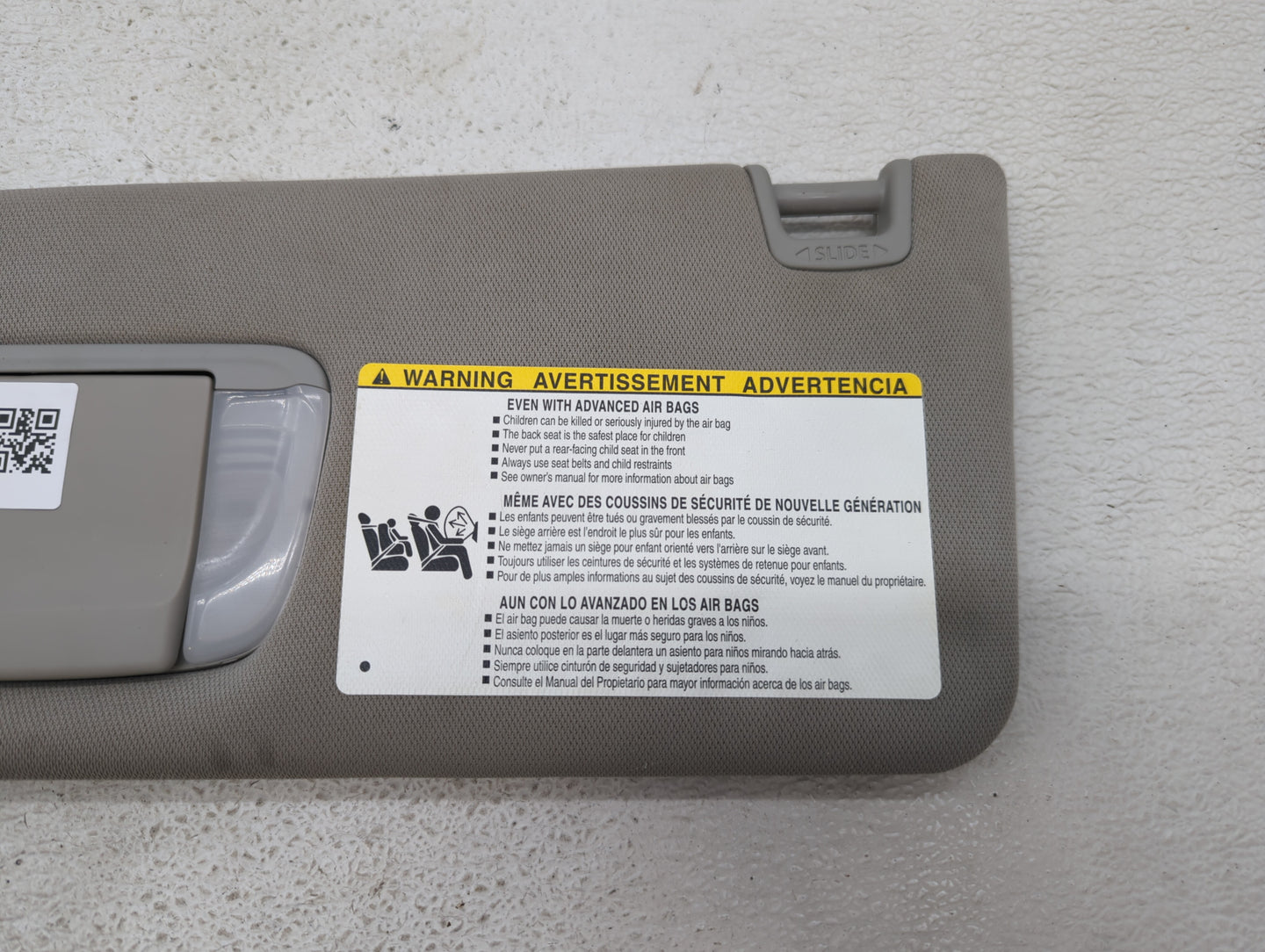 2016 Hyundai Sonata Sun Visor Shade Replacement Driver Left Mirror Fits Fits 2017 2018 2019 OEM Used Auto Parts - Oemusedaut