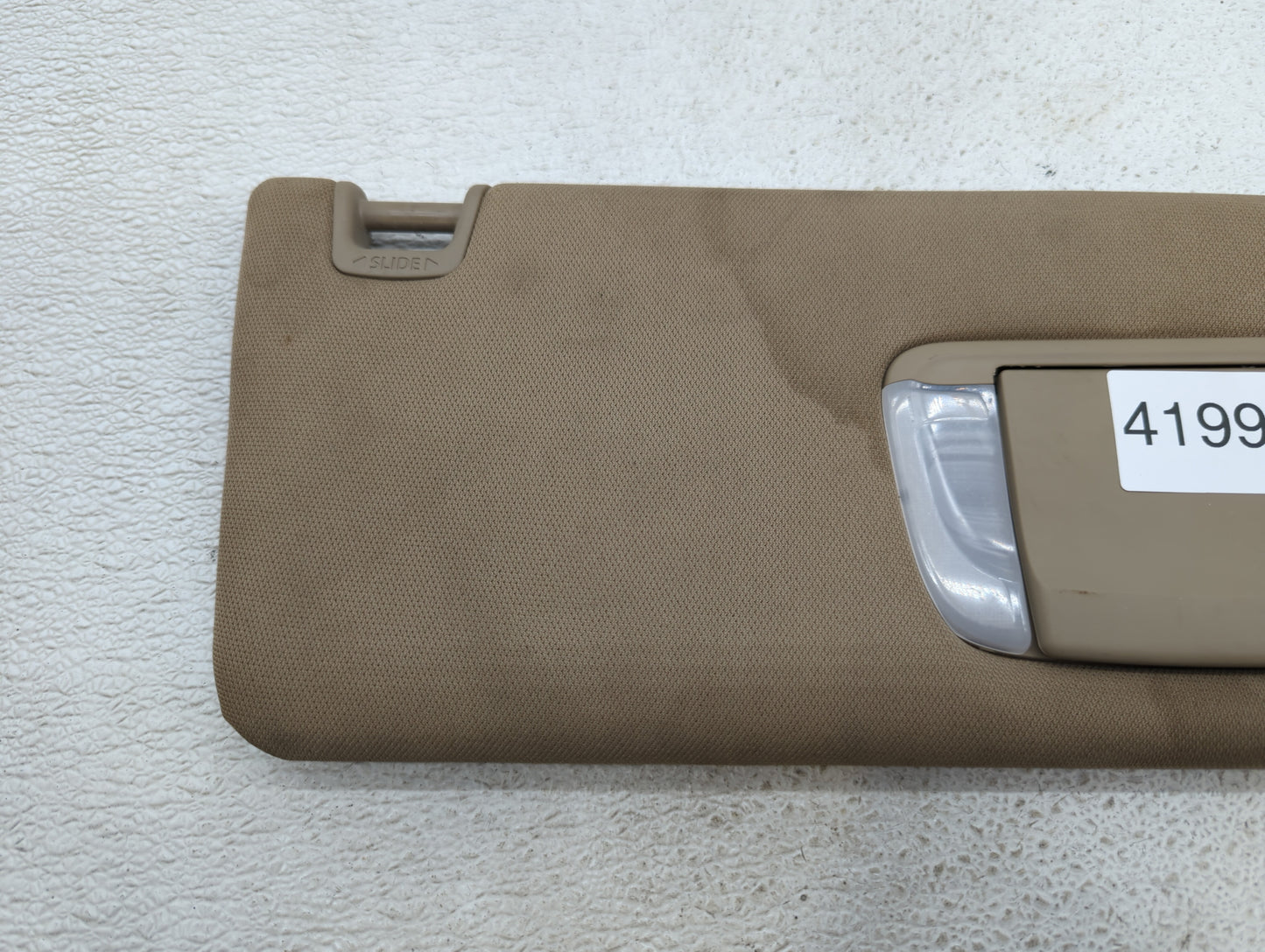 2016 Hyundai Sonata Sun Visor Shade Replacement Passenger Right Mirror Fits Fits 2017 2018 2019 OEM Used Auto Parts - Oemuse