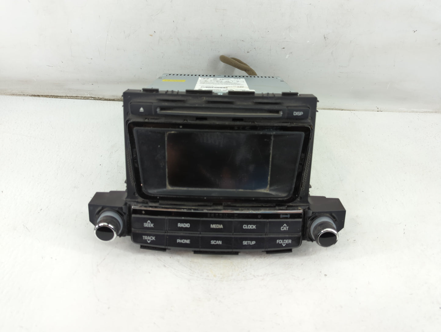 2016-2018 Hyundai Tucson Radio AM FM Cd Player Receiver Replacement P/N:96180-D31004X Fits Fits 2016 2017 2018 OEM Used Auto