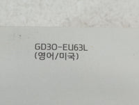 2016 Hyundai Tucson Owners Manual Book Guide P/N:GD30-EU63L OEM Used Auto Parts - Oemusedautoparts1.com