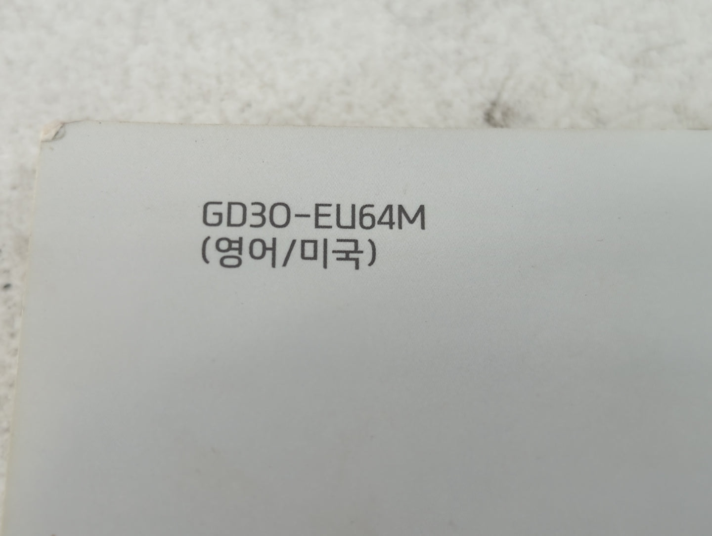 2016 Hyundai Tucson Owners Manual Book Guide P/N:GD30-EU64M OEM Used Auto Parts - Oemusedautoparts1.com