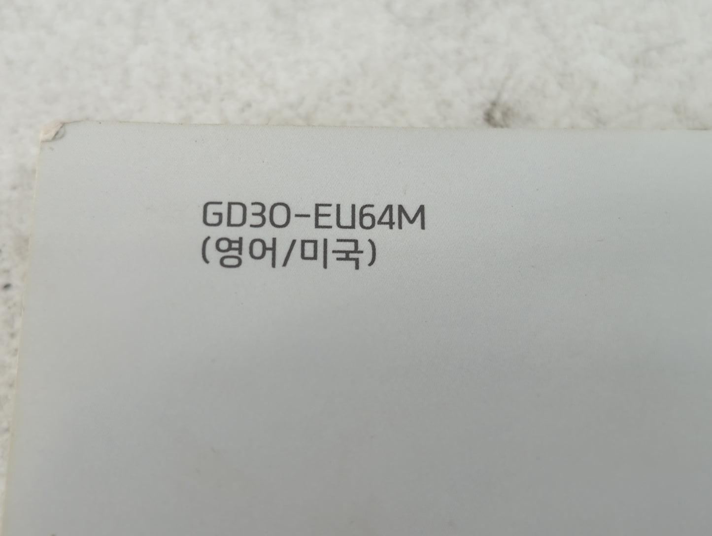 2016 Hyundai Tucson Owners Manual Book Guide P/N:GD30-EU64M OEM Used Auto Parts - Oemusedautoparts1.com