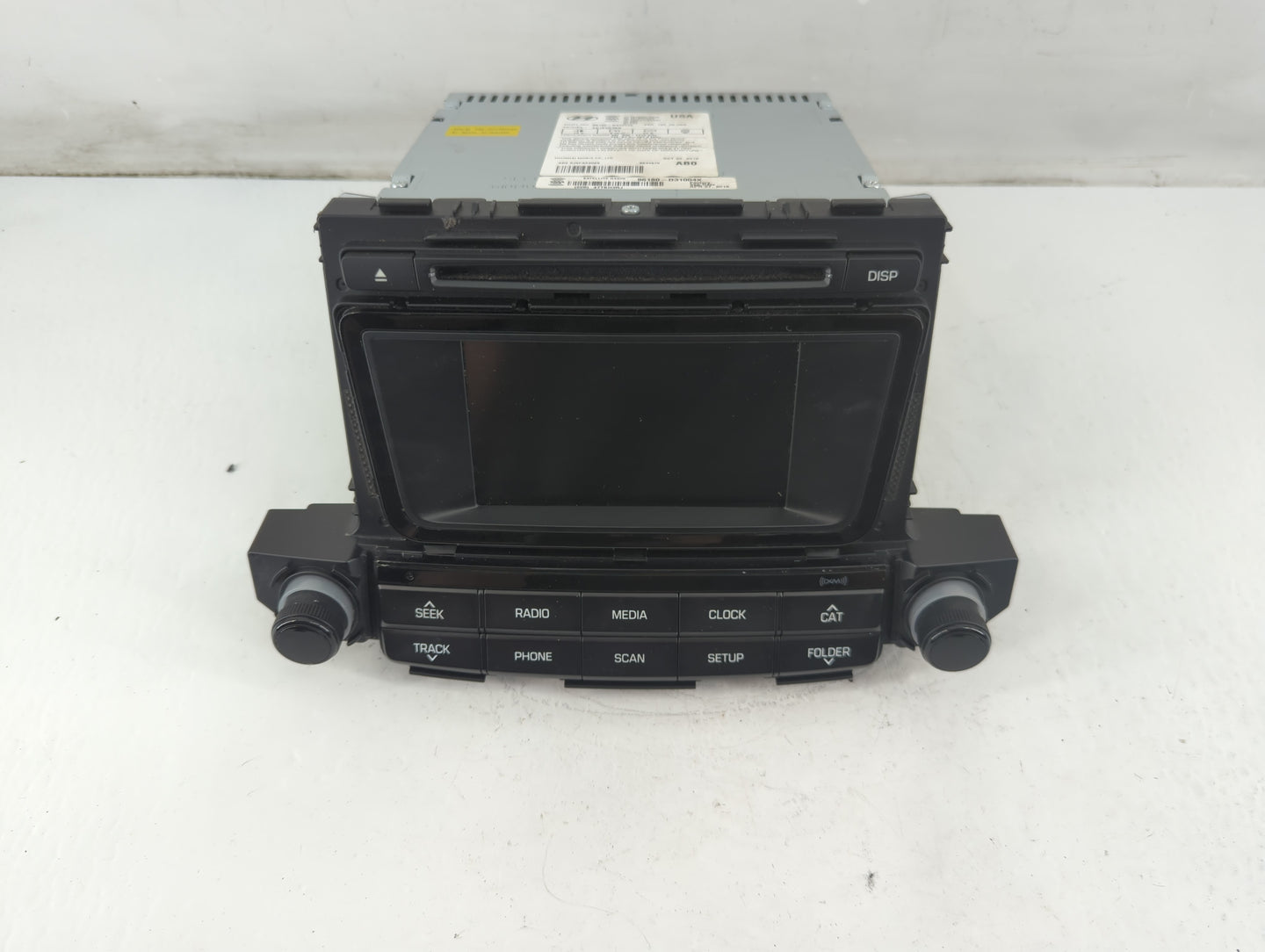 2016-2017 Hyundai Tucson Radio AM FM Cd Player Receiver Replacement P/N:96180-D31004X Fits Fits 2016 2017 OEM Used Auto Part
