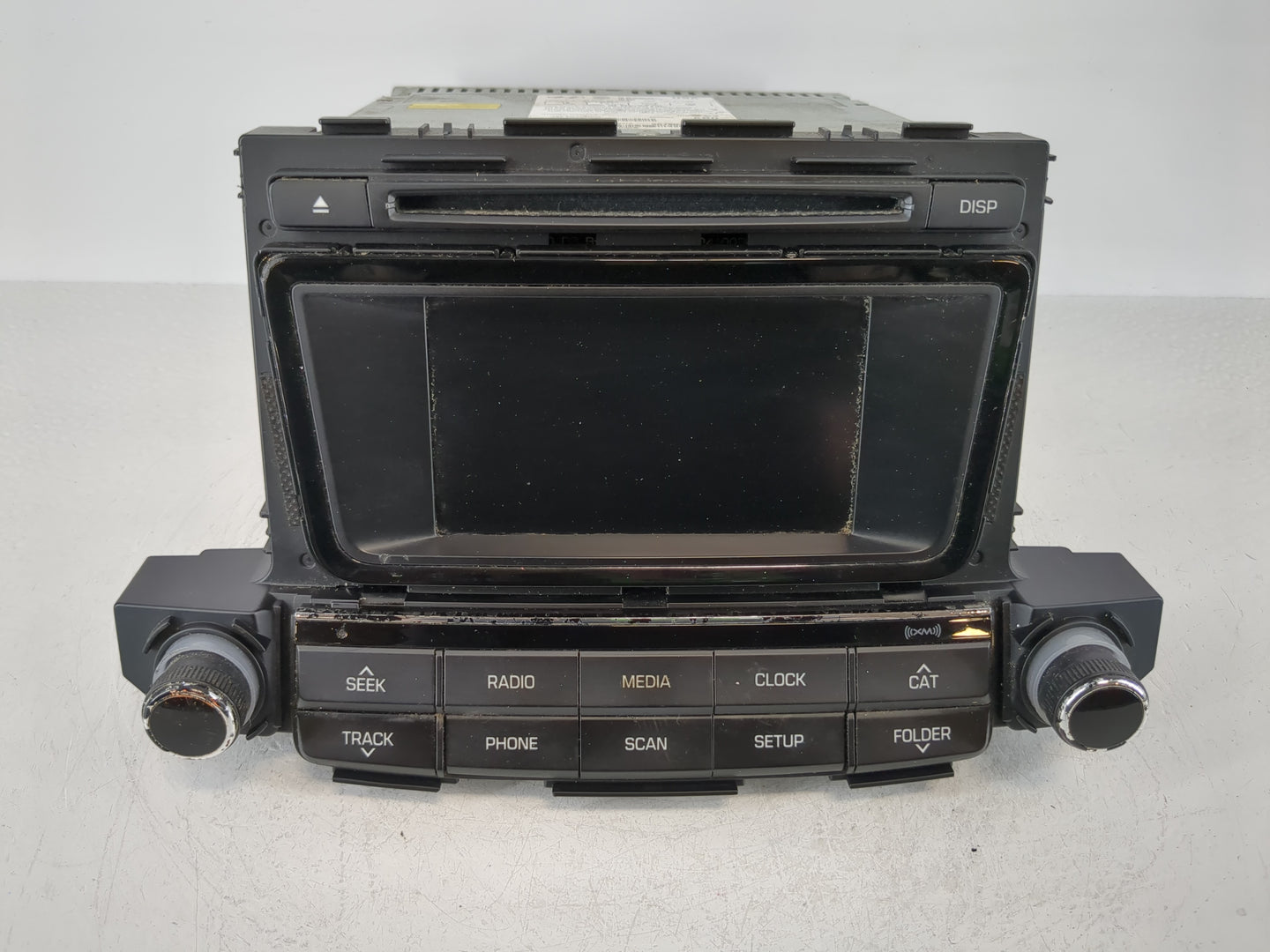2016-2017 Hyundai Tucson Radio AM FM Cd Player Receiver Replacement P/N:96180-D31004X Fits Fits 2016 2017 OEM Used Auto Part