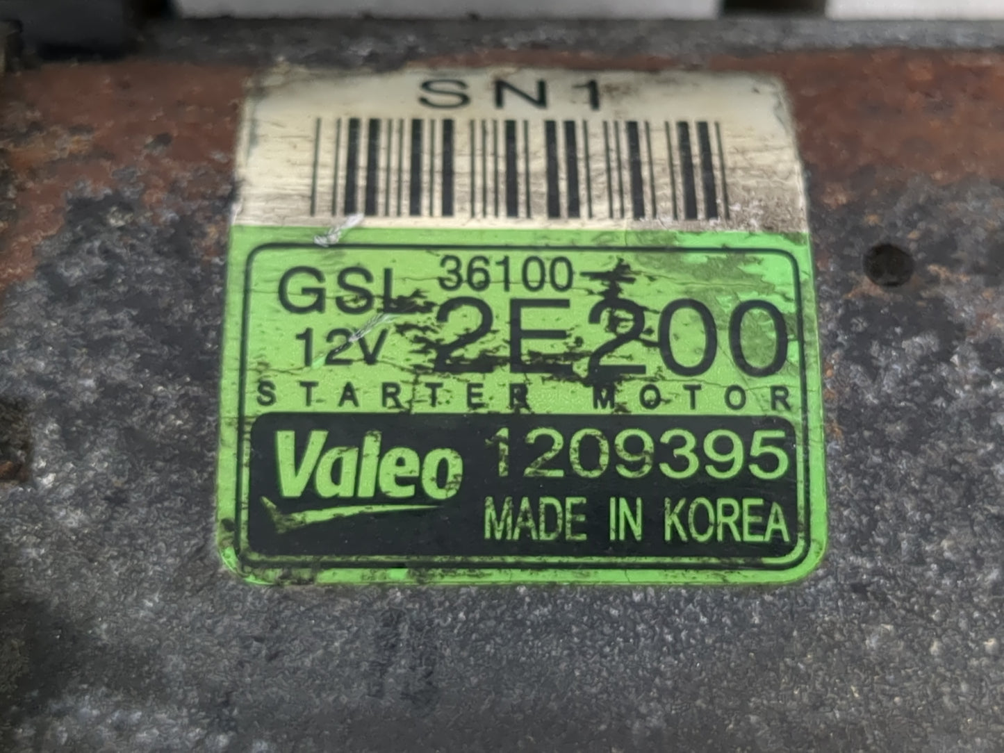 2016-2021 Hyundai Tucson Car Starter Motor Solenoid OEM P/N:36100-2E200 Fits Fits 2013 2014 2016 2017 2018 2019 2020 2021 20