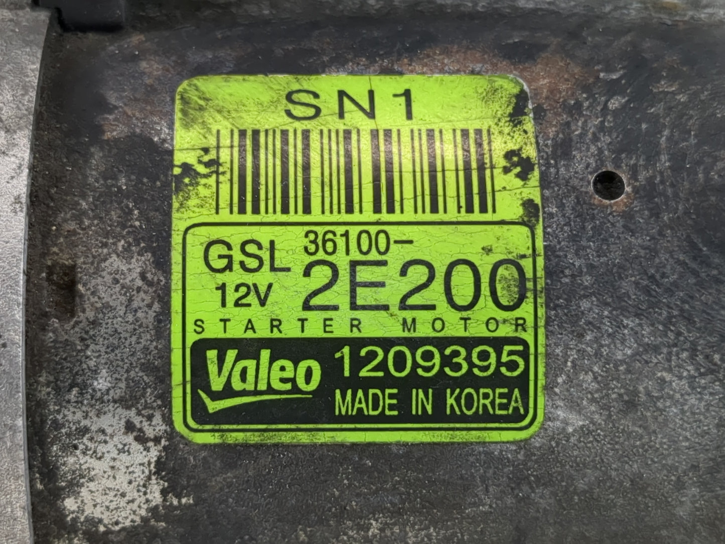 2016-2021 Hyundai Tucson Car Starter Motor Solenoid OEM P/N:36100-2E200 Fits Fits 2013 2014 2016 2017 2018 2019 2020 2021 20