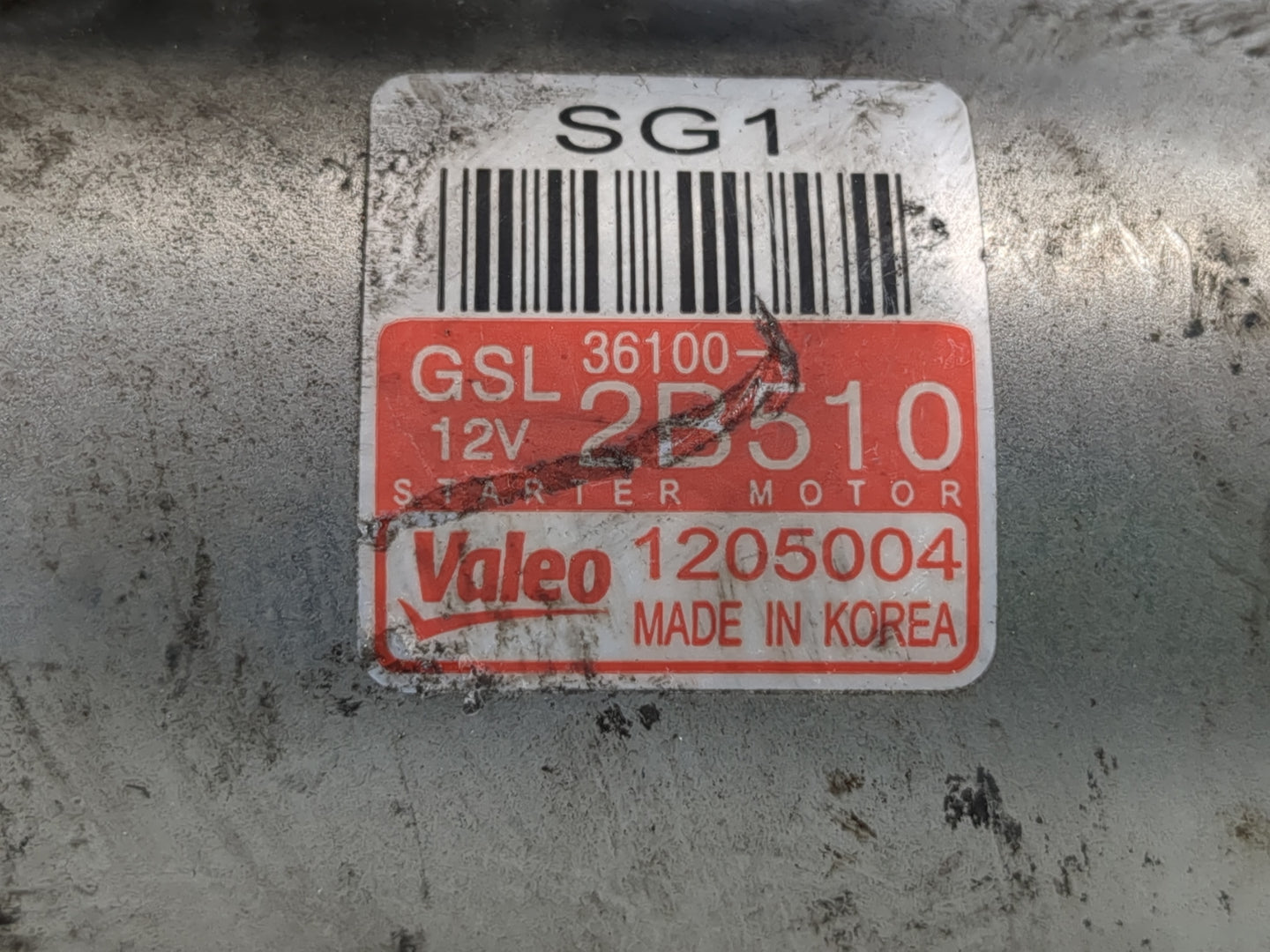 2016-2018 Hyundai Tucson Car Starter Motor Solenoid OEM P/N:1205004 36100-2B510 Fits OEM Used Auto Parts - Oemusedautoparts1