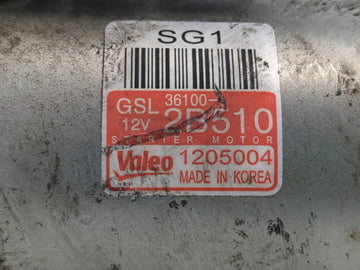 2016-2018 Hyundai Tucson Car Starter Motor Solenoid OEM P/N:1205004 36100-2B510 Fits OEM Used Auto Parts