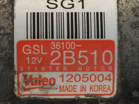 2016-2018 Hyundai Tucson Car Starter Motor Solenoid OEM P/N:36100-2B510 Fits OEM Used Auto Parts - Oemusedautoparts1.com