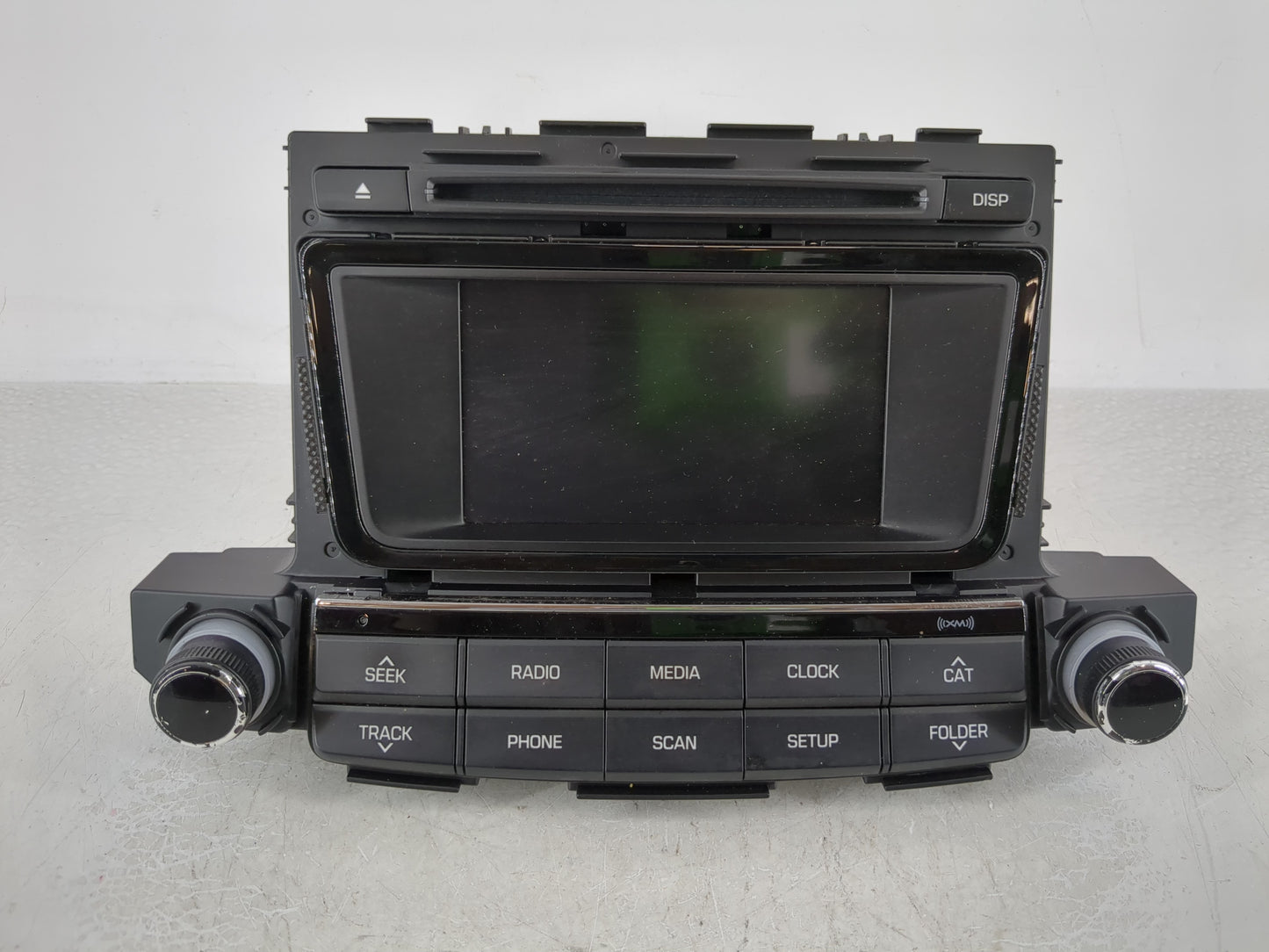 2016-2017 Hyundai Tucson Radio AM FM Cd Player Receiver Replacement P/N:96180-D31004X Fits Fits 2016 2017 OEM Used Auto Part