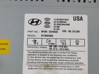 2016-2017 Hyundai Tucson Radio AM FM Cd Player Receiver Replacement P/N:96180-D31004X Fits Fits 2016 2017 OEM Used Auto Part
