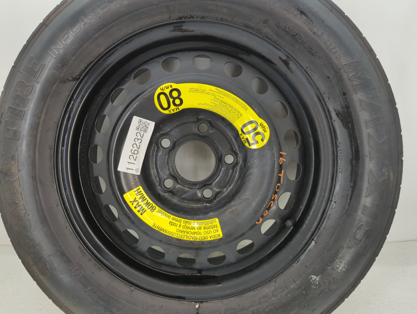2016-2021 Hyundai Tucson Spare Donut Tire Wheel Rim Oem - Oemusedautoparts1.com