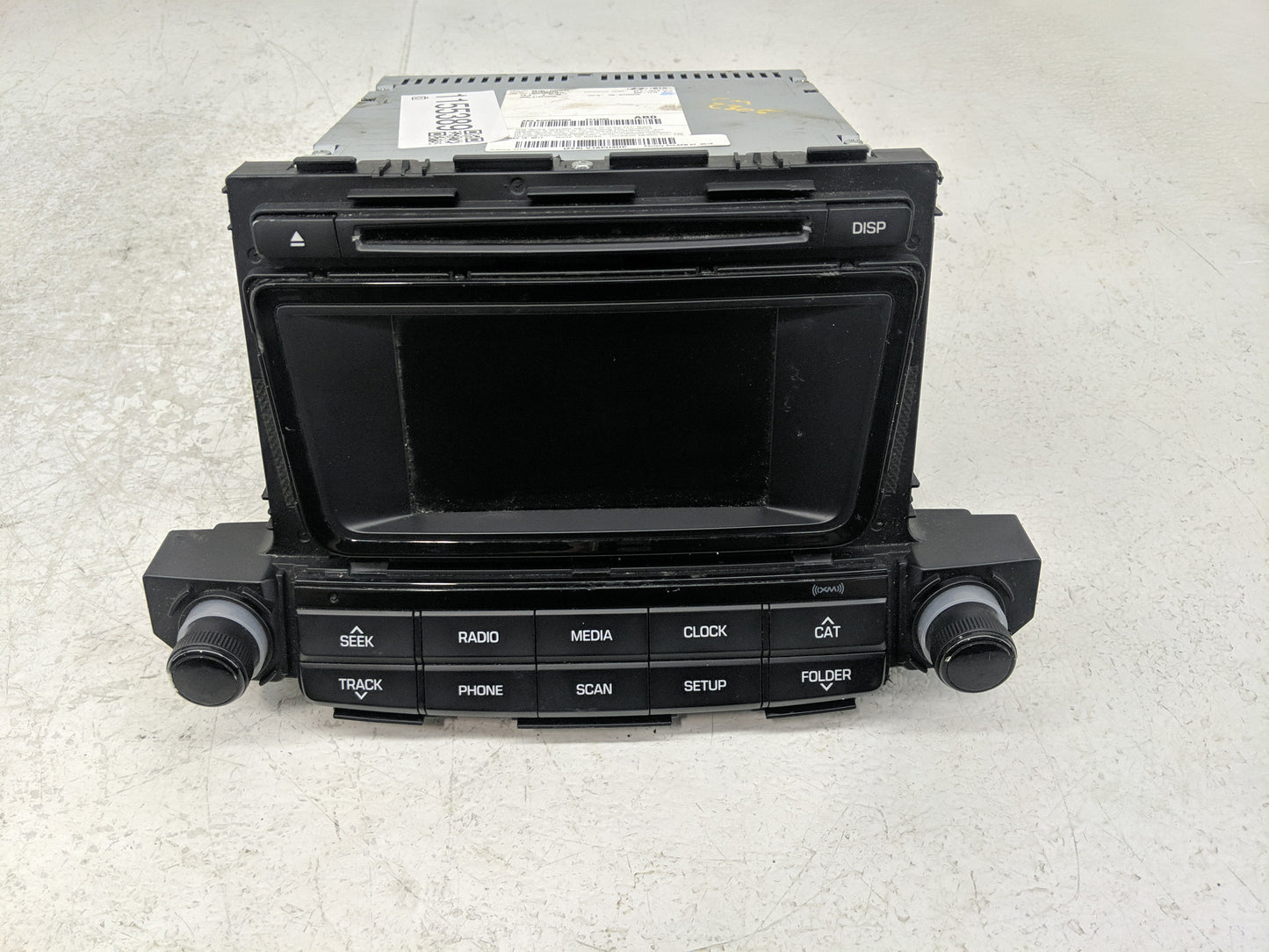 2016-2018 Hyundai Tucson Radio AM FM Cd Player Receiver Replacement P/N:96180-D31004X Fits Fits 2016 2017 2018 OEM Used Auto