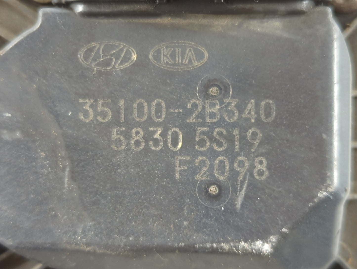 2016-2018 Hyundai Tucson Throttle Body P/N:35100-2B340 Fits Fits 2015 2016 2017 2018 2019 2020 2021 2022 OEM Used Auto Parts