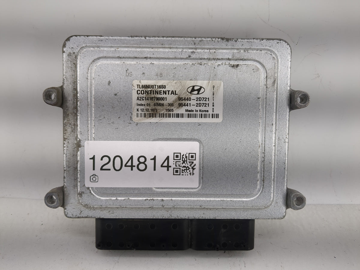2016 Hyundai Tucson PCM Engine Control Computer ECU ECM PCU OEM P/N:954412D721 95440-2D721 OEM Used Auto Parts - Oemusedauto