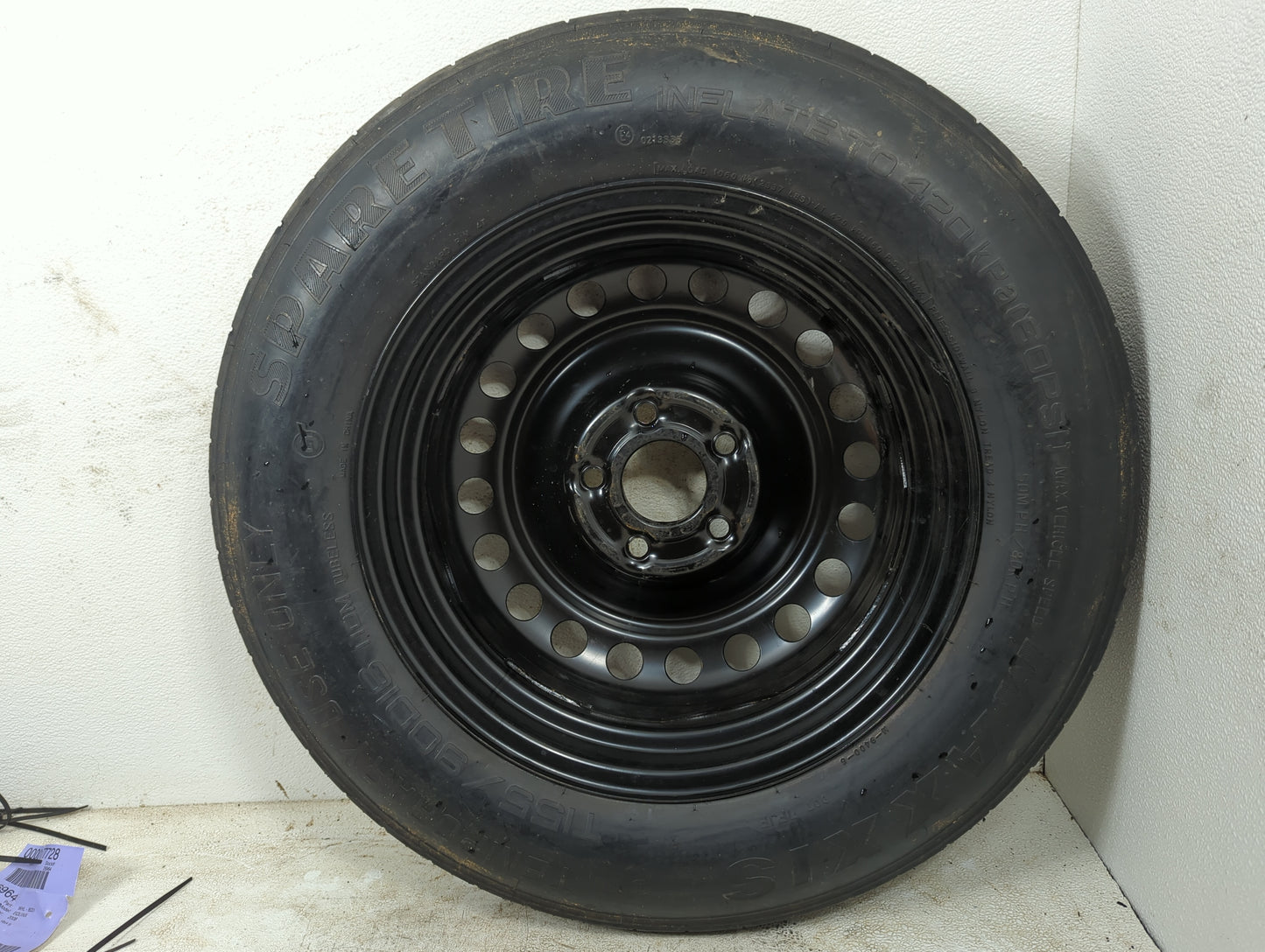 2016-2021 Hyundai Tucson Spare Donut Tire Wheel Rim Oem 1264309 - Oemusedautoparts1.com