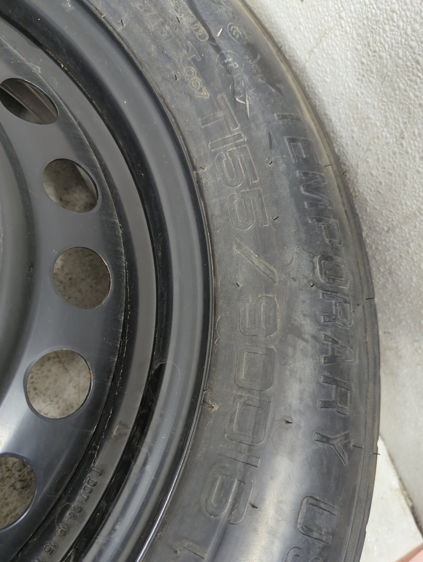 2016-2021 Hyundai Tucson Spare Donut Tire Wheel Rim Oem 1264309 - Oemusedautoparts1.com