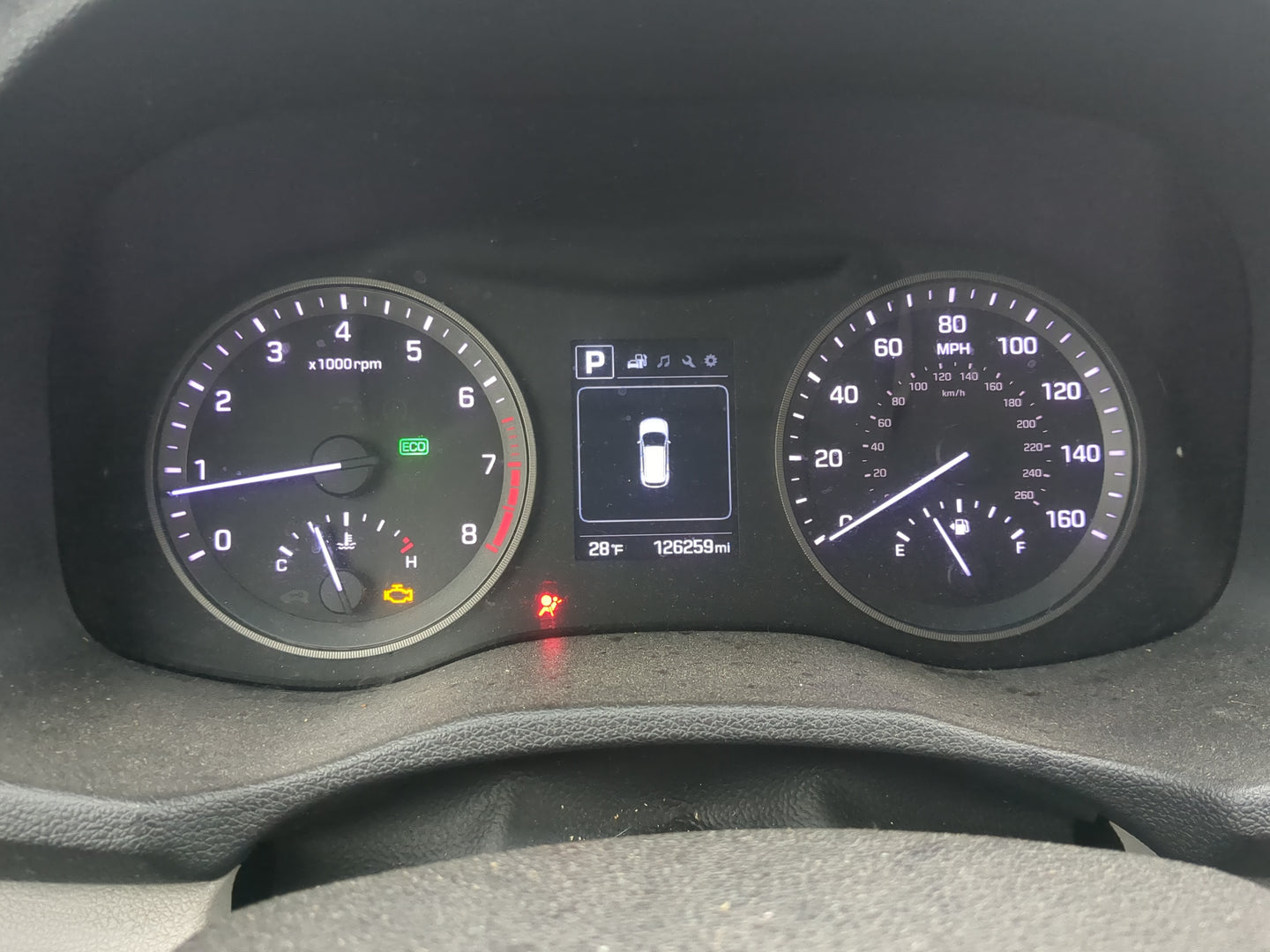 2016-2017 Hyundai Tucson Instrument Cluster Speedometer Gauges Fits Fits 2016 2017 OEM Used Auto Parts - Oemusedautoparts1.c