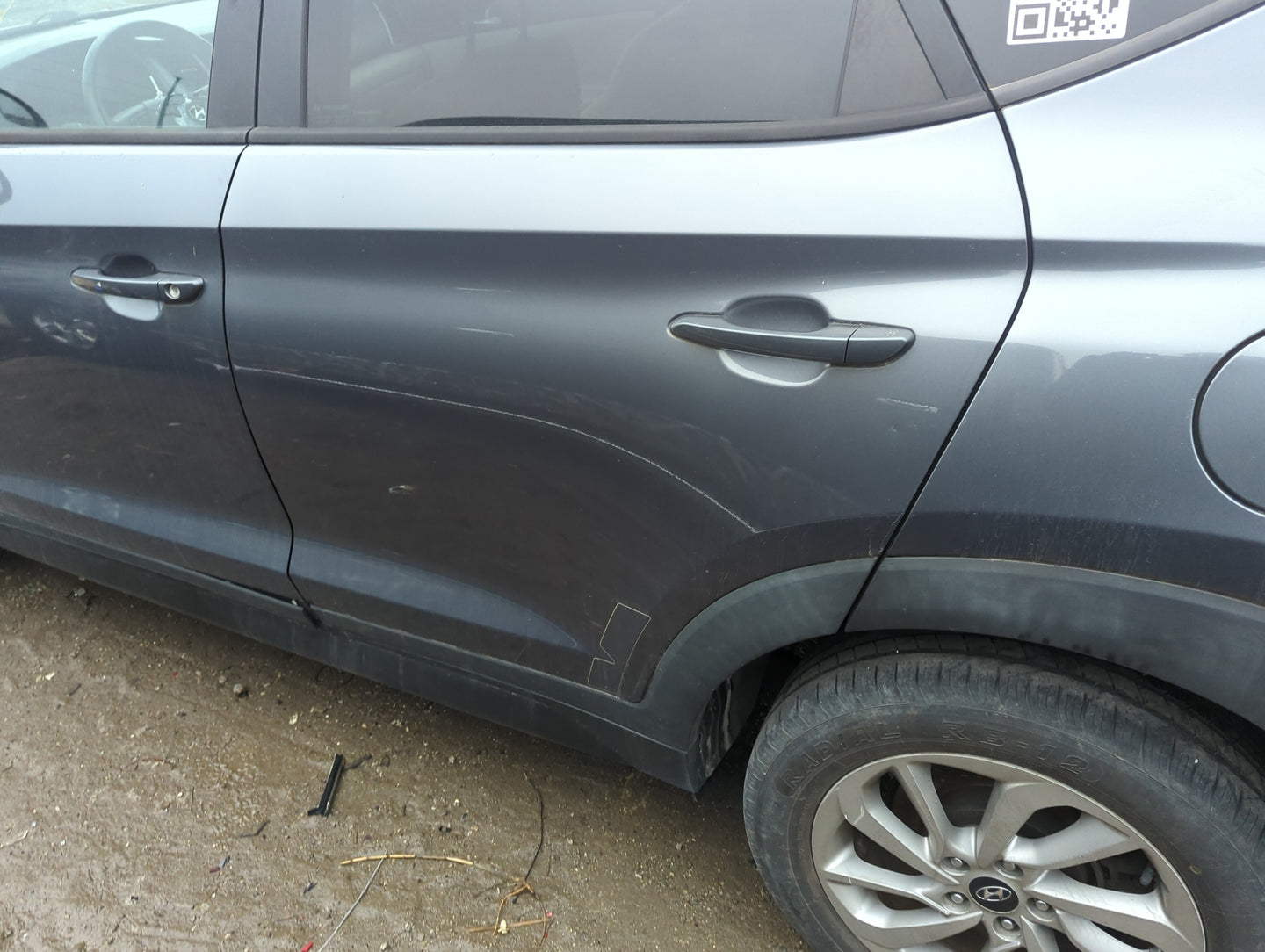 2016-2021 Hyundai Tucson Driver Rear Door Oem - Oemusedautoparts1.com