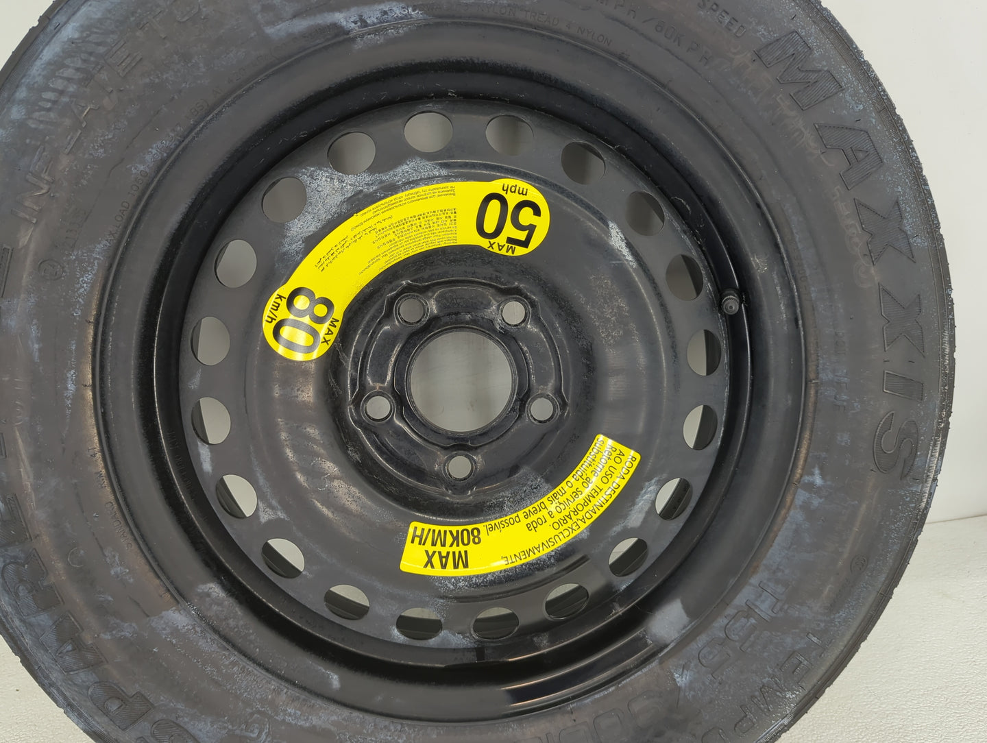 2016-2021 Hyundai Tucson Spare Donut Tire Wheel Rim Oem - Oemusedautoparts1.com