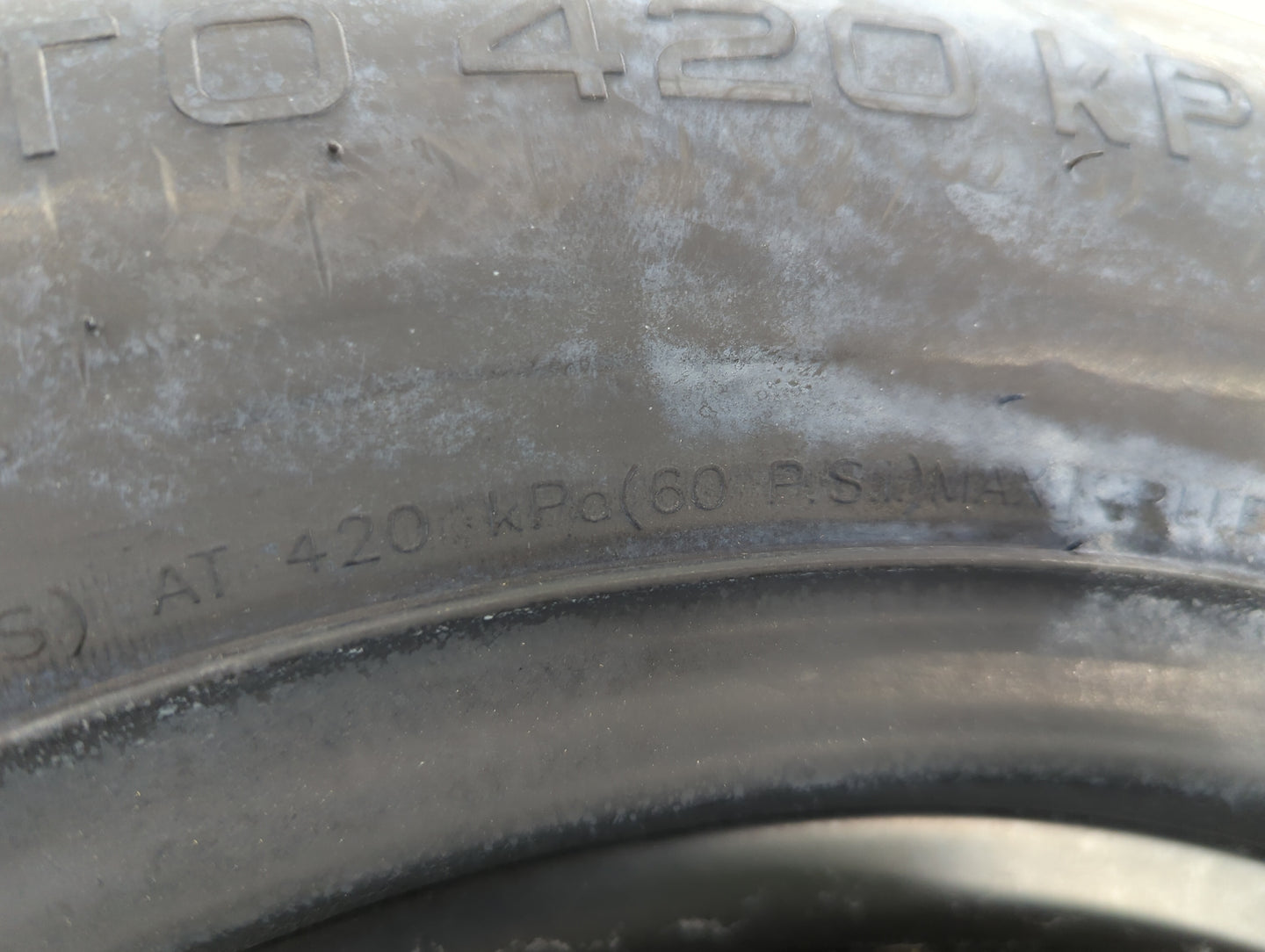 2016-2021 Hyundai Tucson Spare Donut Tire Wheel Rim Oem - Oemusedautoparts1.com