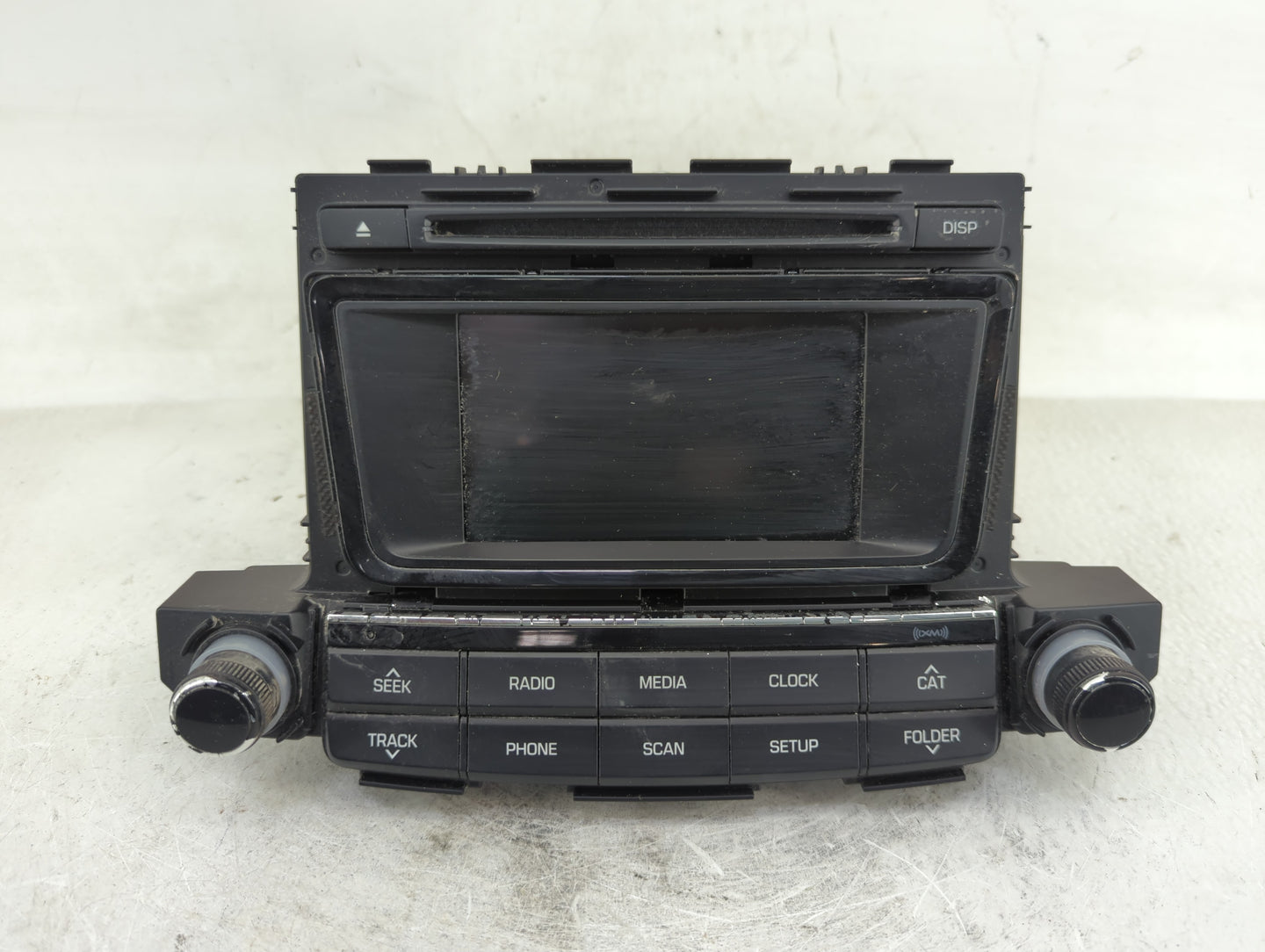 2016-2018 Hyundai Tucson Radio AM FM Cd Player Receiver Replacement P/N:96180-D31004X Fits Fits 2016 2017 2018 OEM Used Auto