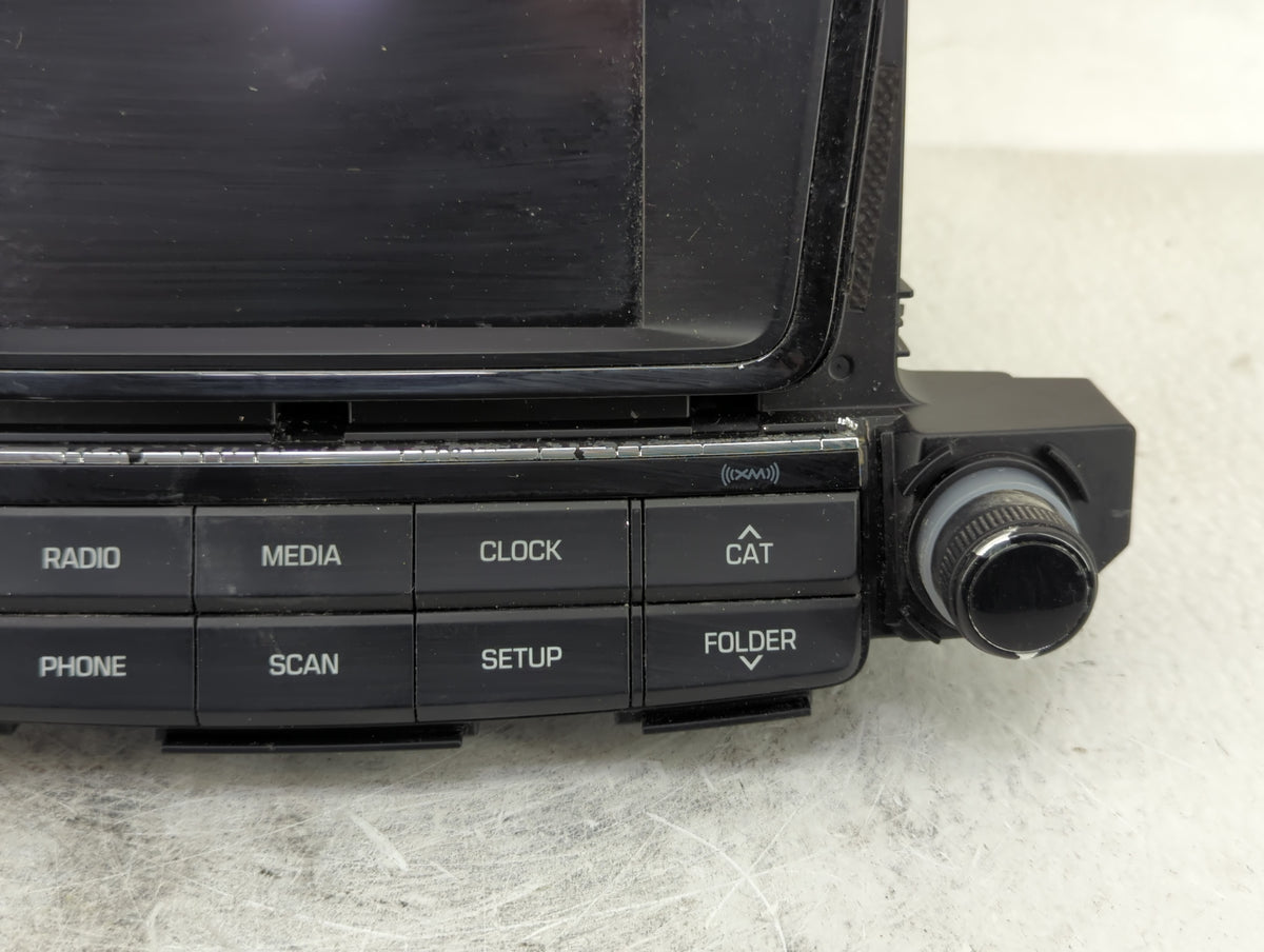 2016-2018 Hyundai Tucson Radio AM FM Cd Player Receiver Replacement P/N:96180-D31004X Fits Fits 2016 2017 2018 OEM Used Auto