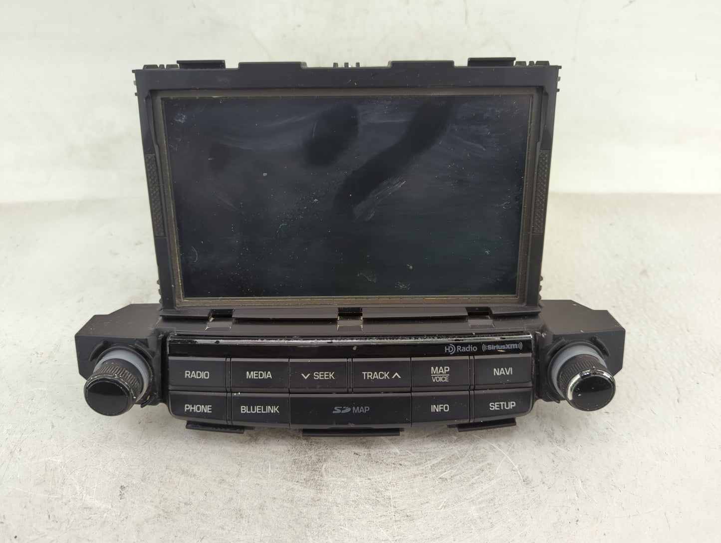 2016-2018 Hyundai Tucson Radio AM FM Cd Player Receiver Replacement P/N:96560-D32114X Fits Fits 2016 2017 2018 OEM Used Auto