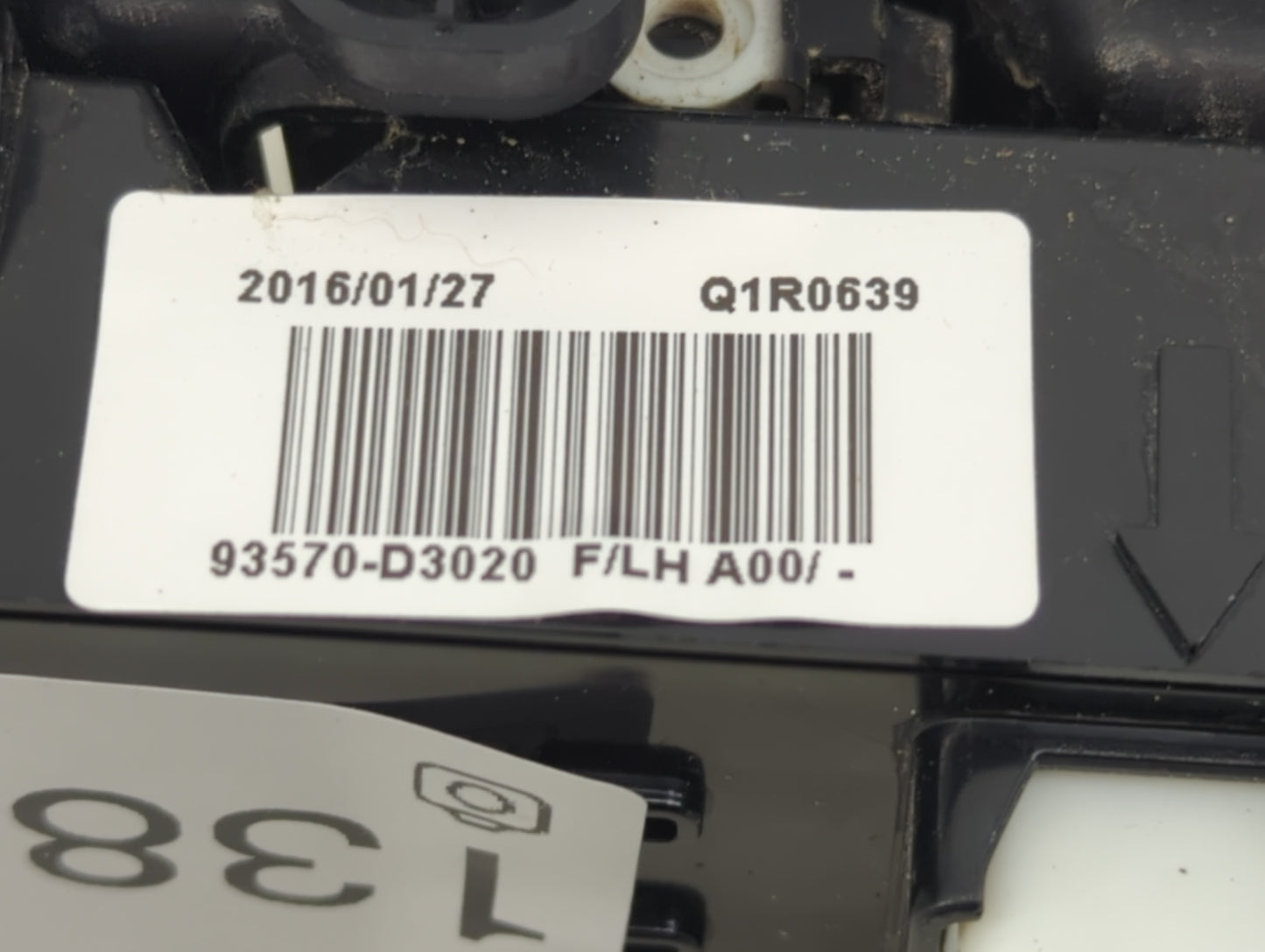 2016-2021 Hyundai Tucson Master Power Window Switch Replacement Driver Side Left P/N:93570-D3020 Fits OEM Used Auto Parts - 