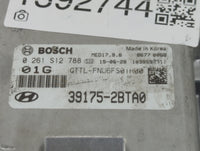 2016-2018 Hyundai Tucson PCM Engine Control Computer ECU ECM PCU OEM P/N:39175-2BTA0 Fits Fits 2016 2017 2018 OEM Used Auto 