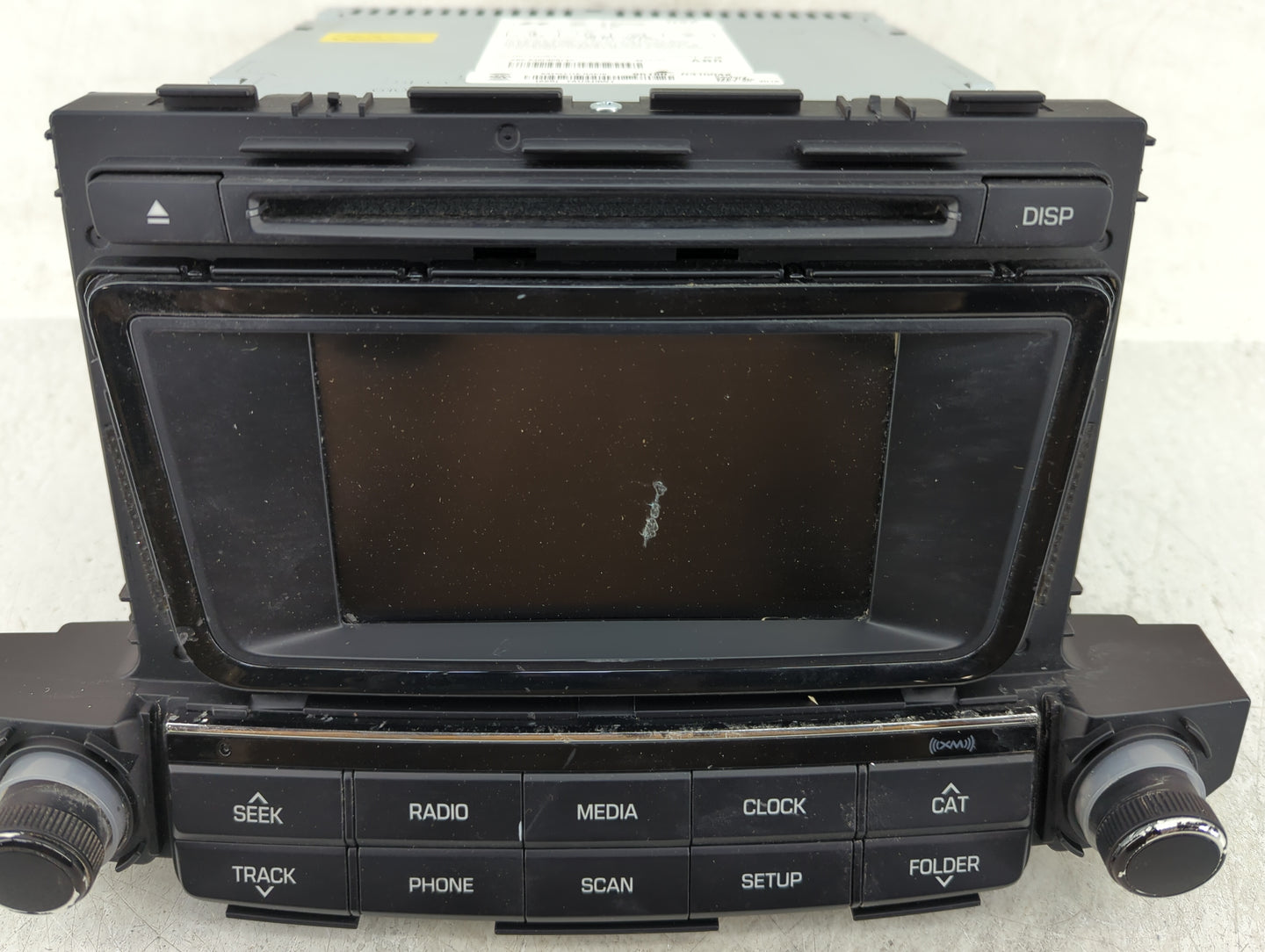 2016-2017 Hyundai Tucson Radio AM FM Cd Player Receiver Replacement P/N:96180-D31004X Fits Fits 2016 2017 OEM Used Auto Part