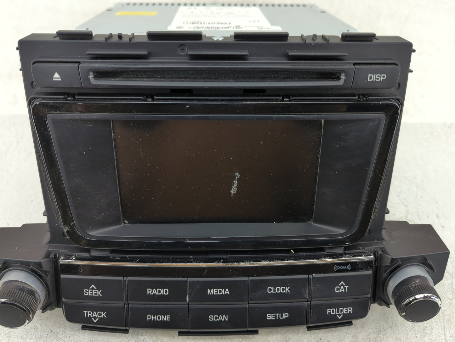 2016-2017 Hyundai Tucson Radio AM FM Cd Player Receiver Replacement P/N:96180-D31004X Fits Fits 2016 2017 OEM Used Auto Part