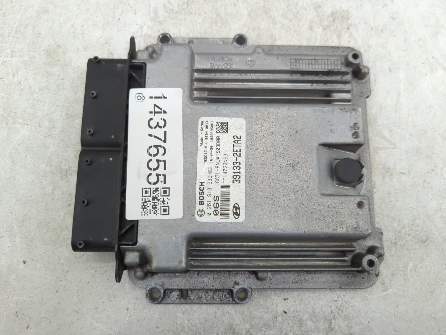 2016-2018 Hyundai Tucson PCM Engine Control Computer ECU ECM PCU OEM P/N:39133-2ETA2 0 261 S13 939 Fits Fits 2016 2017 2018 