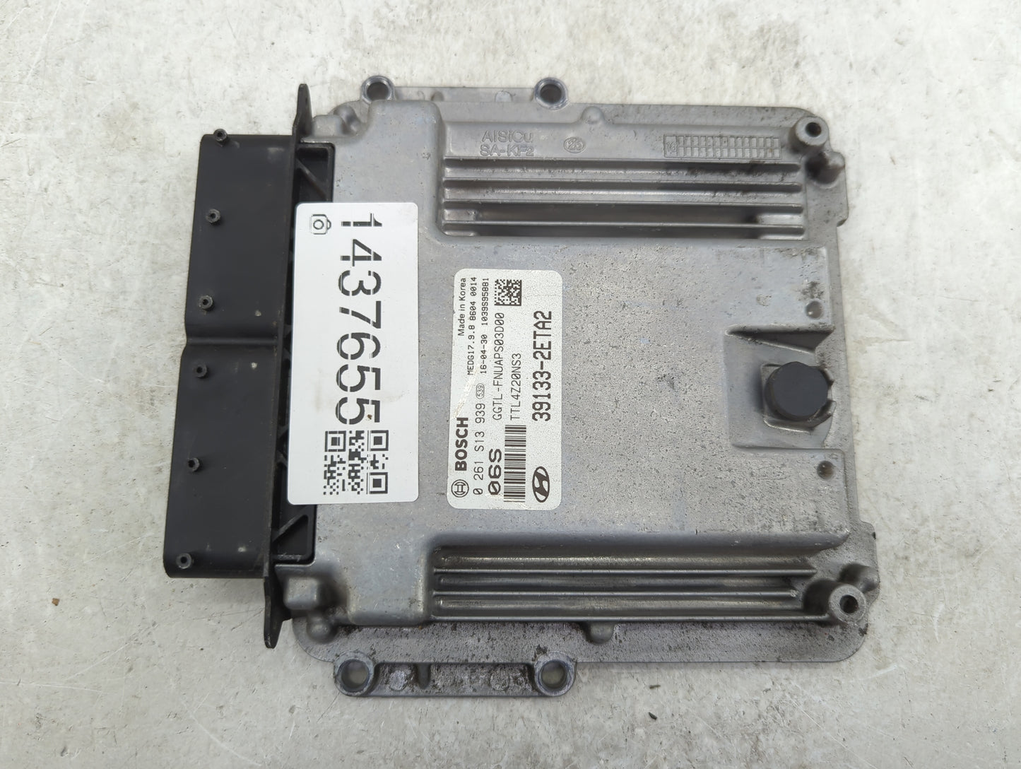 2016-2018 Hyundai Tucson PCM Engine Control Computer ECU ECM PCU OEM P/N:39133-2ETA2 0 261 S13 939 Fits Fits 2016 2017 2018 