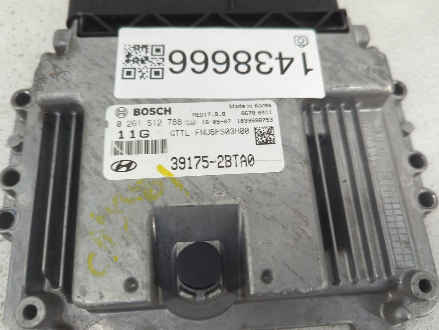 2016-2018 Hyundai Tucson PCM Engine Control Computer ECU ECM PCU OEM P/N:39175-2BTA0 0261S12788 Fits Fits 2016 2017 2018 OEM