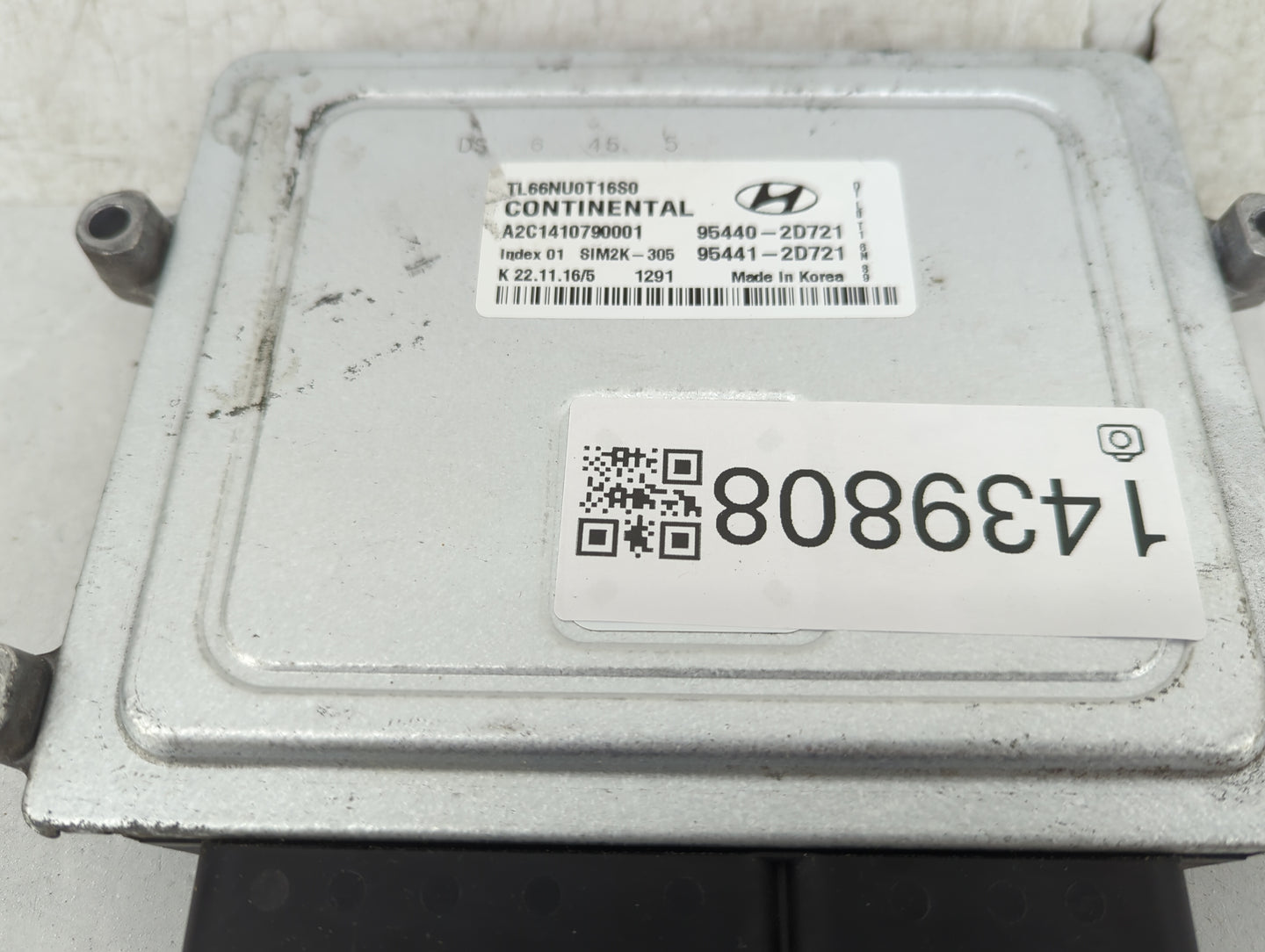 2016-2018 Hyundai Tucson PCM Engine Control Computer ECU ECM PCU OEM Fits Fits 2016 2017 2018 OEM Used Auto Parts - Oemuseda