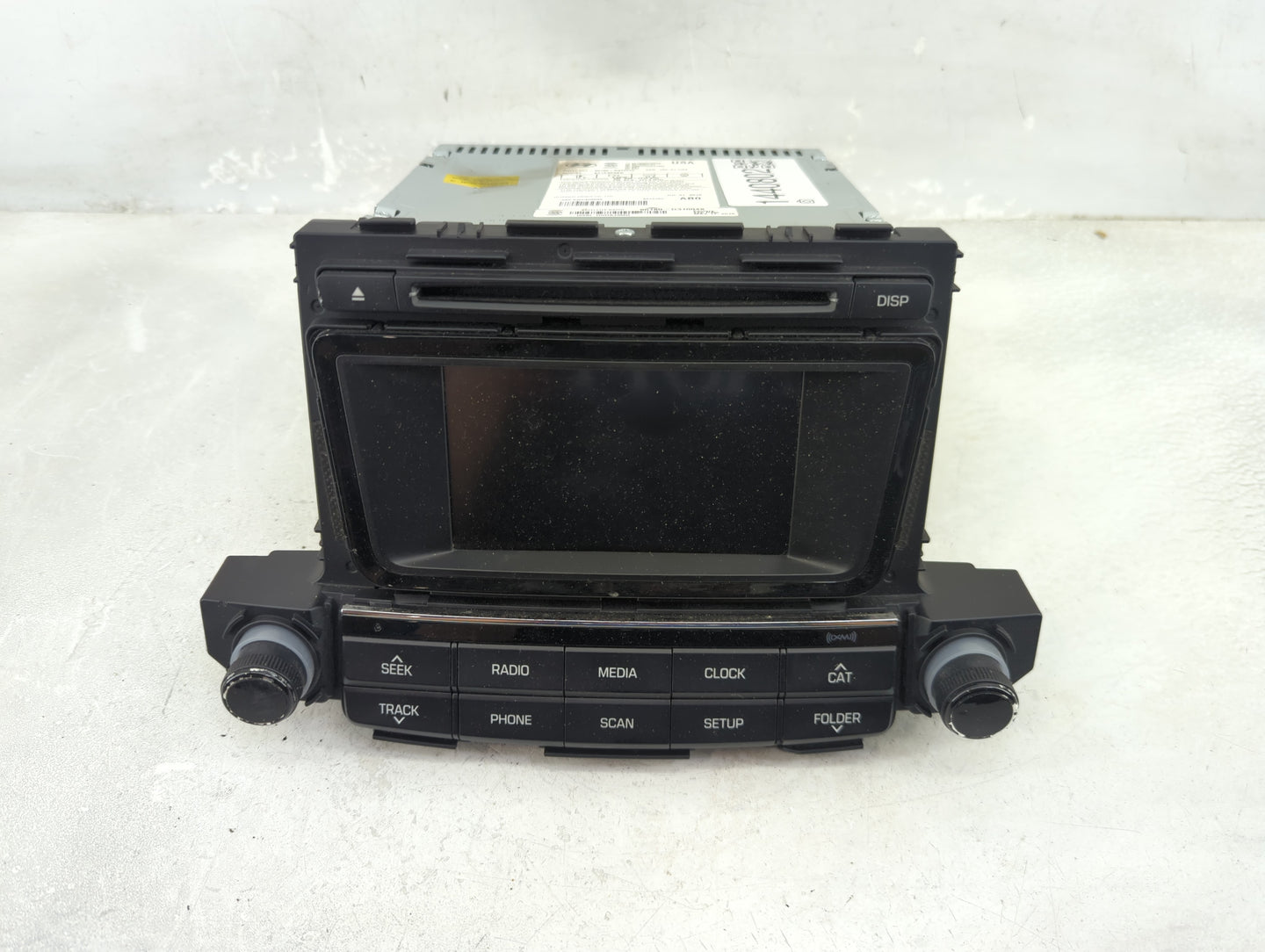 2016-2017 Hyundai Tucson Radio AM FM Cd Player Receiver Replacement P/N:96180-D31004X Fits Fits 2016 2017 OEM Used Auto Part