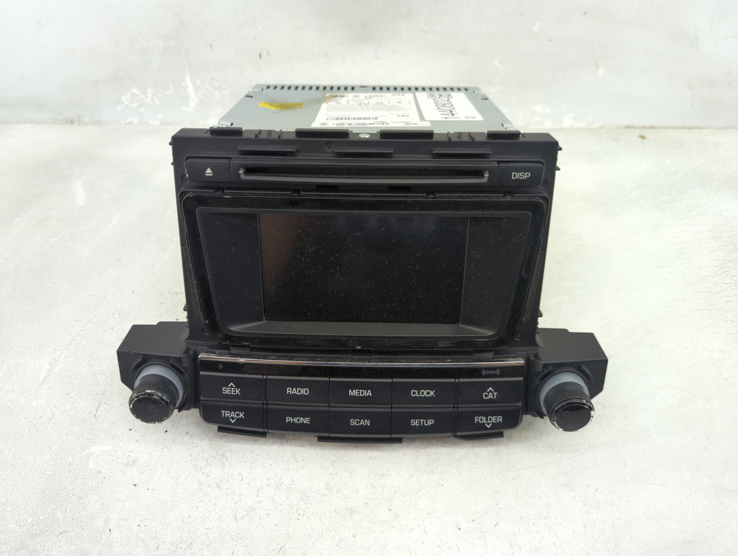 2016-2017 Hyundai Tucson Radio AM FM Cd Player Receiver Replacement P/N:96180-D31004X Fits Fits 2016 2017 OEM Used Auto Part