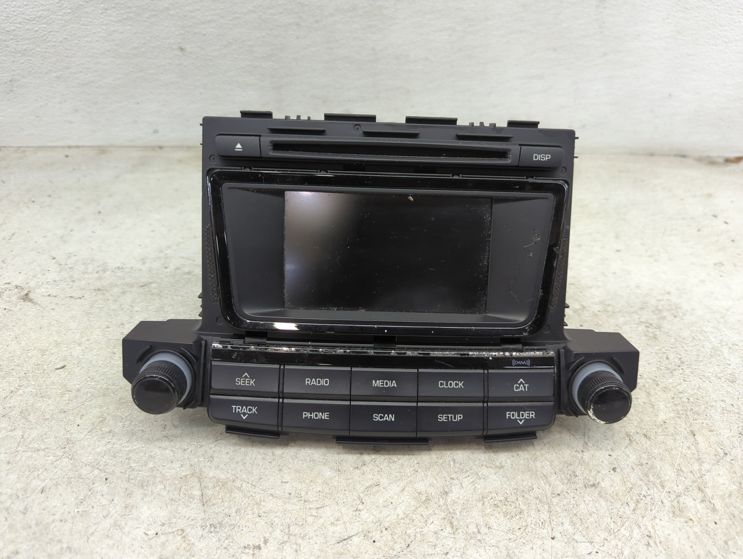 2016-2017 Hyundai Tucson Radio AM FM Cd Player Receiver Replacement P/N:96180-D31004X AC1B9D3AN Fits Fits 2016 2017 OEM Used