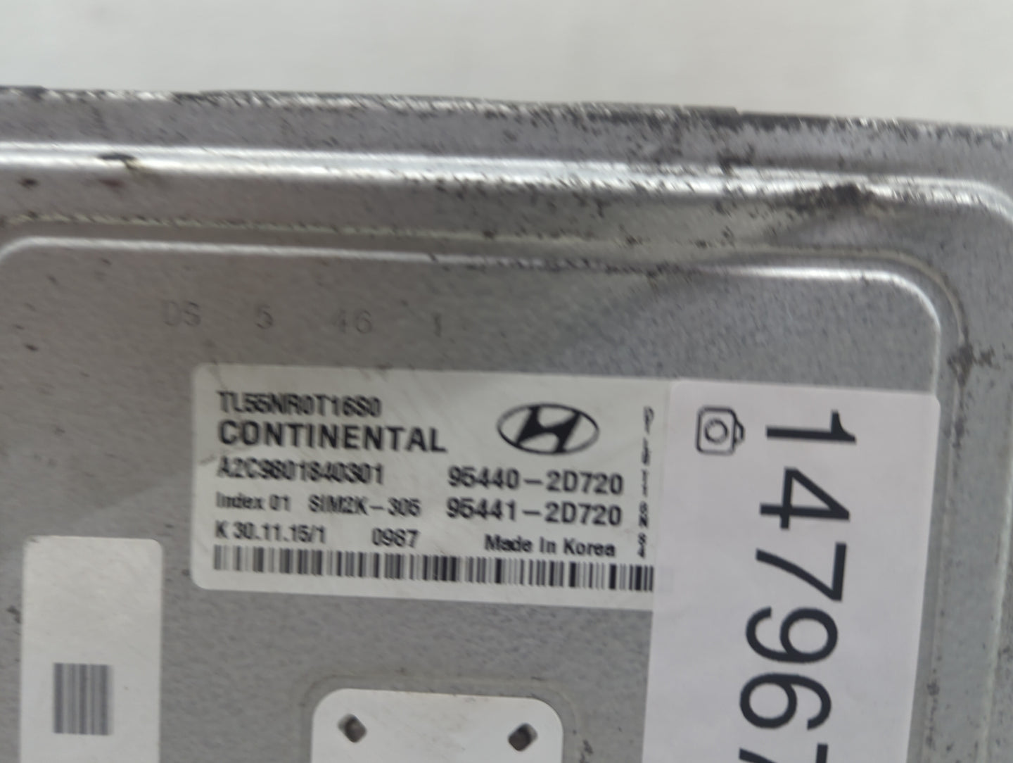 2016-2018 Hyundai Tucson PCM Engine Control Computer ECU ECM PCU OEM P/N:95440-2D720 95441-2D720 Fits Fits 2016 2017 2018 OE