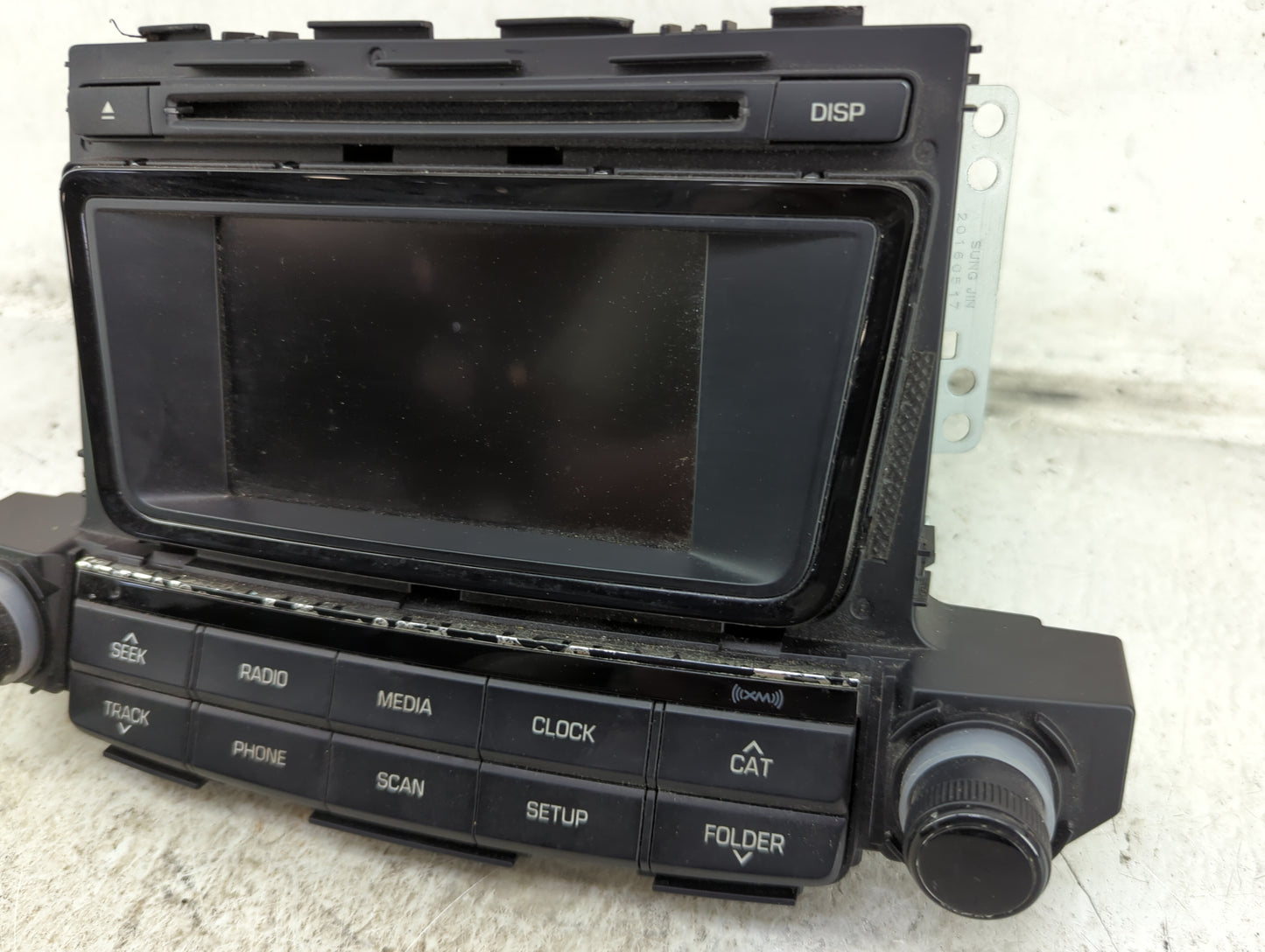 2016-2017 Hyundai Tucson Radio AM FM Cd Player Receiver Replacement P/N:96180-D31004X AC190D3AN, M3G420011015 Fits Fits 2016