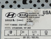 2016-2018 Hyundai Tucson Radio AM FM Cd Player Receiver Replacement P/N:96560D32114X ATC40D3AN Fits Fits 2016 2017 2018 OEM 