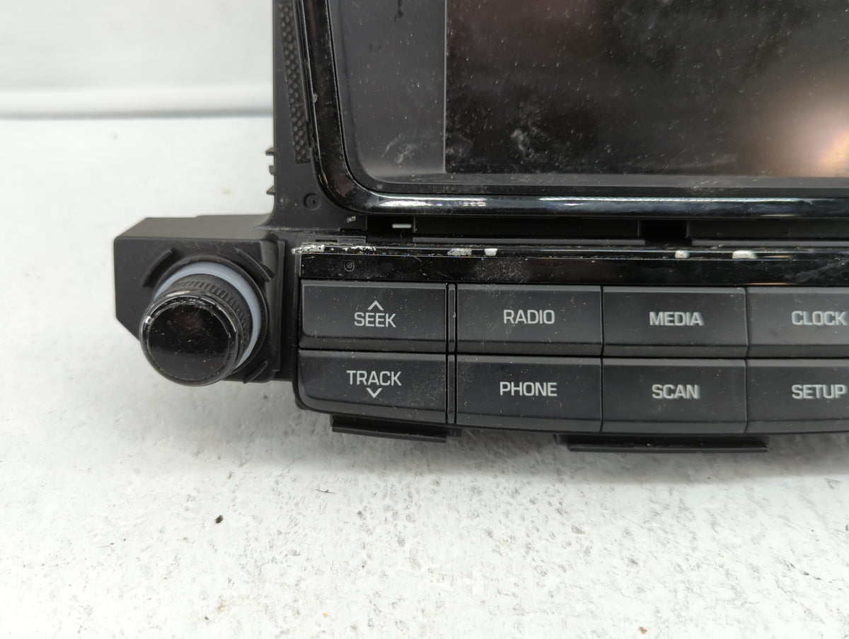 2016-2017 Hyundai Tucson Am Fm Cd Player Radio Receiver 372159 - Oemusedautoparts1.com