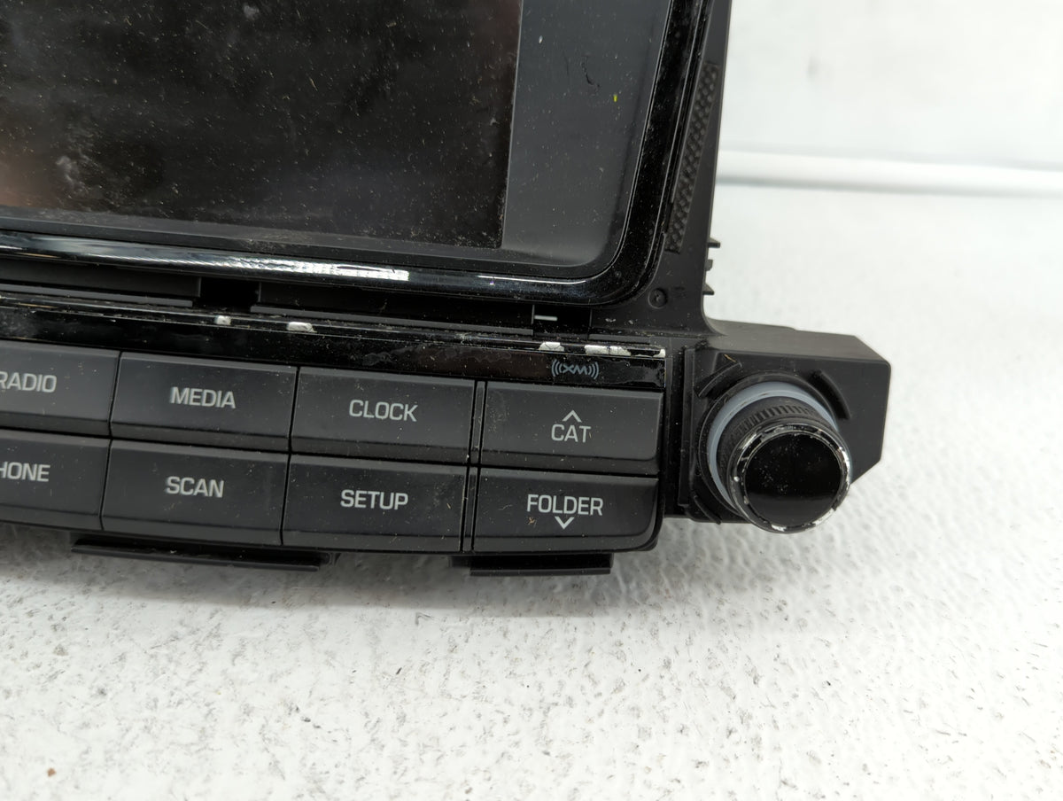 2016-2017 Hyundai Tucson Am Fm Cd Player Radio Receiver 372159 - Oemusedautoparts1.com