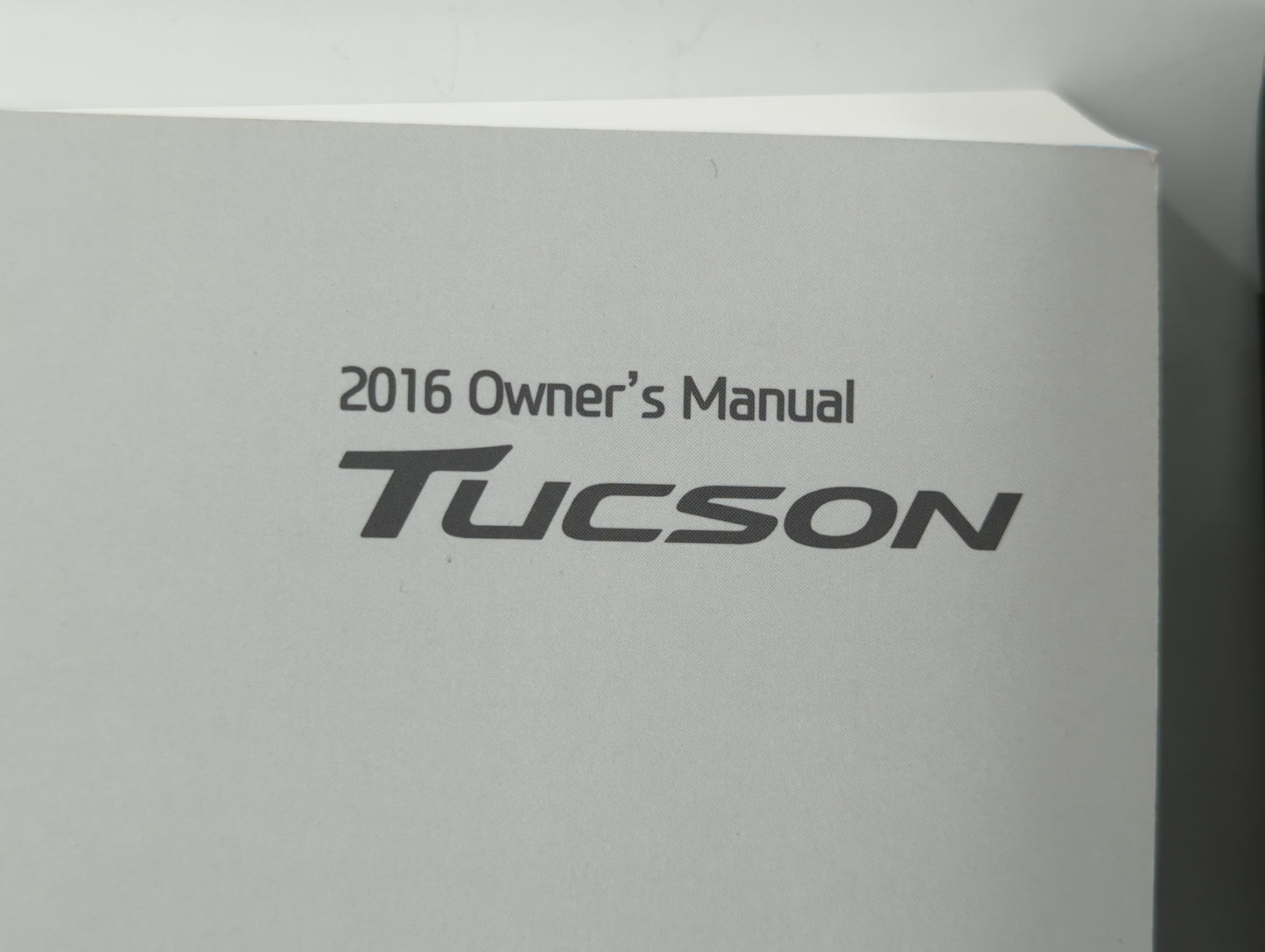 2016 Hyundai Tucson Owners Manual Book Guide OEM Used Auto Parts - Oemusedautoparts1.com