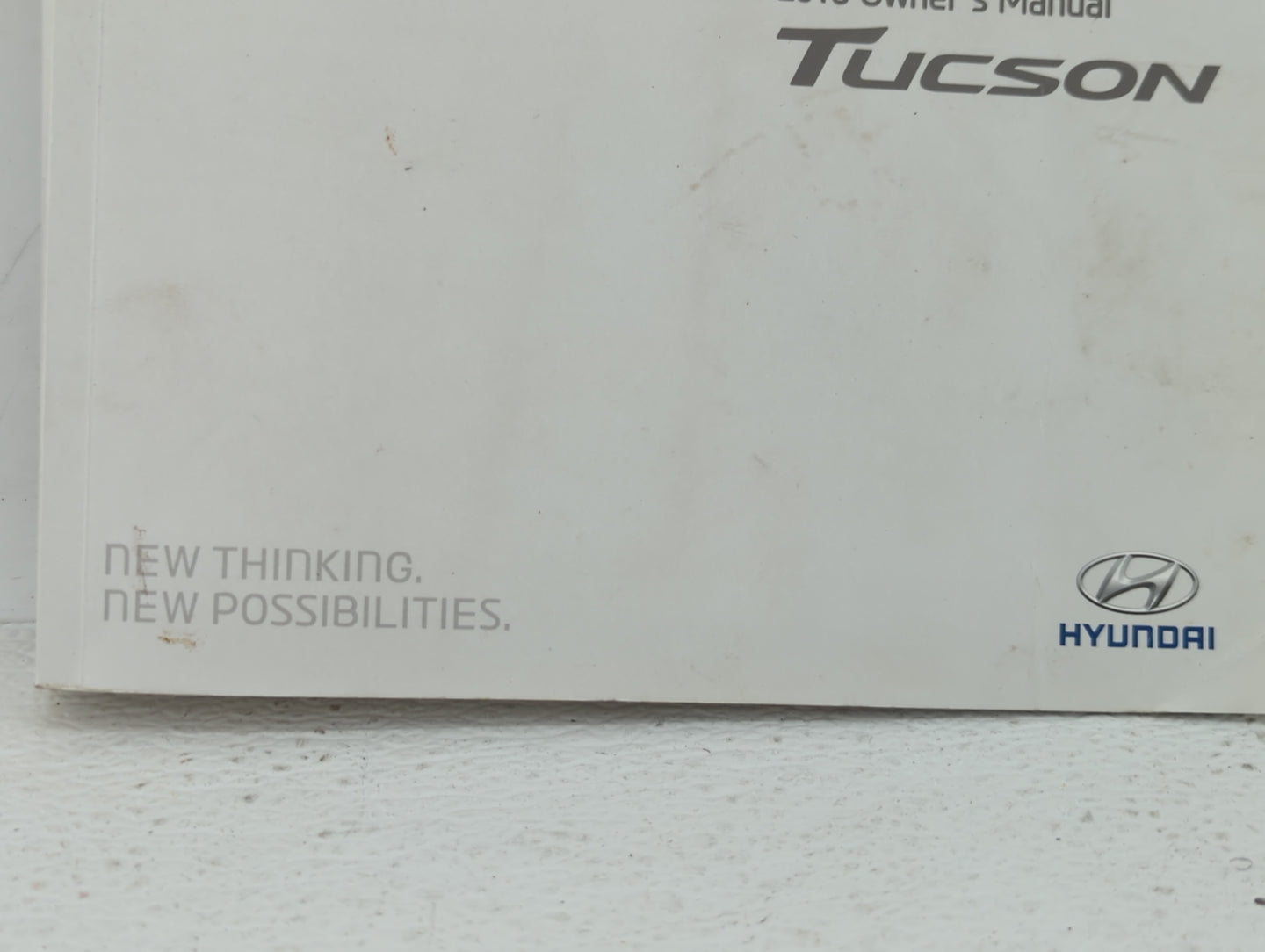 2016 Hyundai Tucson Owners Manual Book Guide OEM Used Auto Parts - Oemusedautoparts1.com